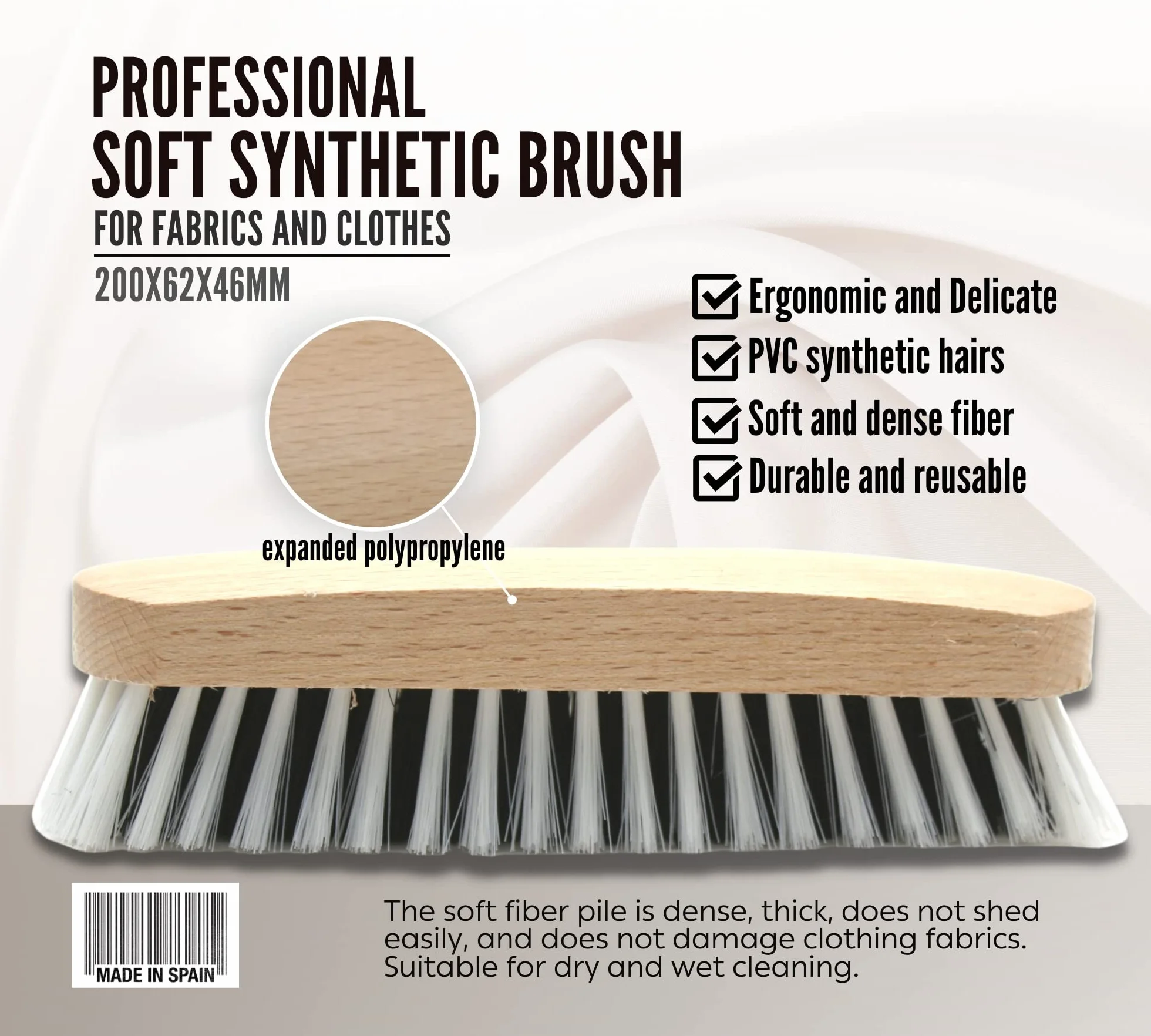 Brosse Vetement Anti Poils Animaux PVC 1 Pièce