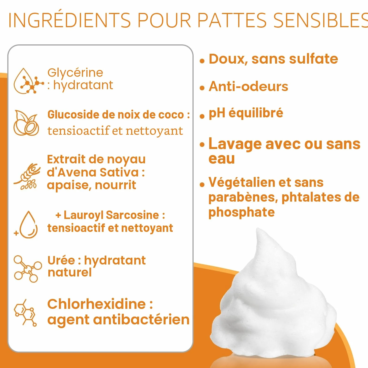 Nettoyeur de Pattes de Chien, shampooing sans Eau avec Brosse en Silicone Souple, Mousse hydratante pour Un Lavage Efficace des Pattes, Nettoyeur de Pattes Facile et Portable pour Chiens, 150 ML
