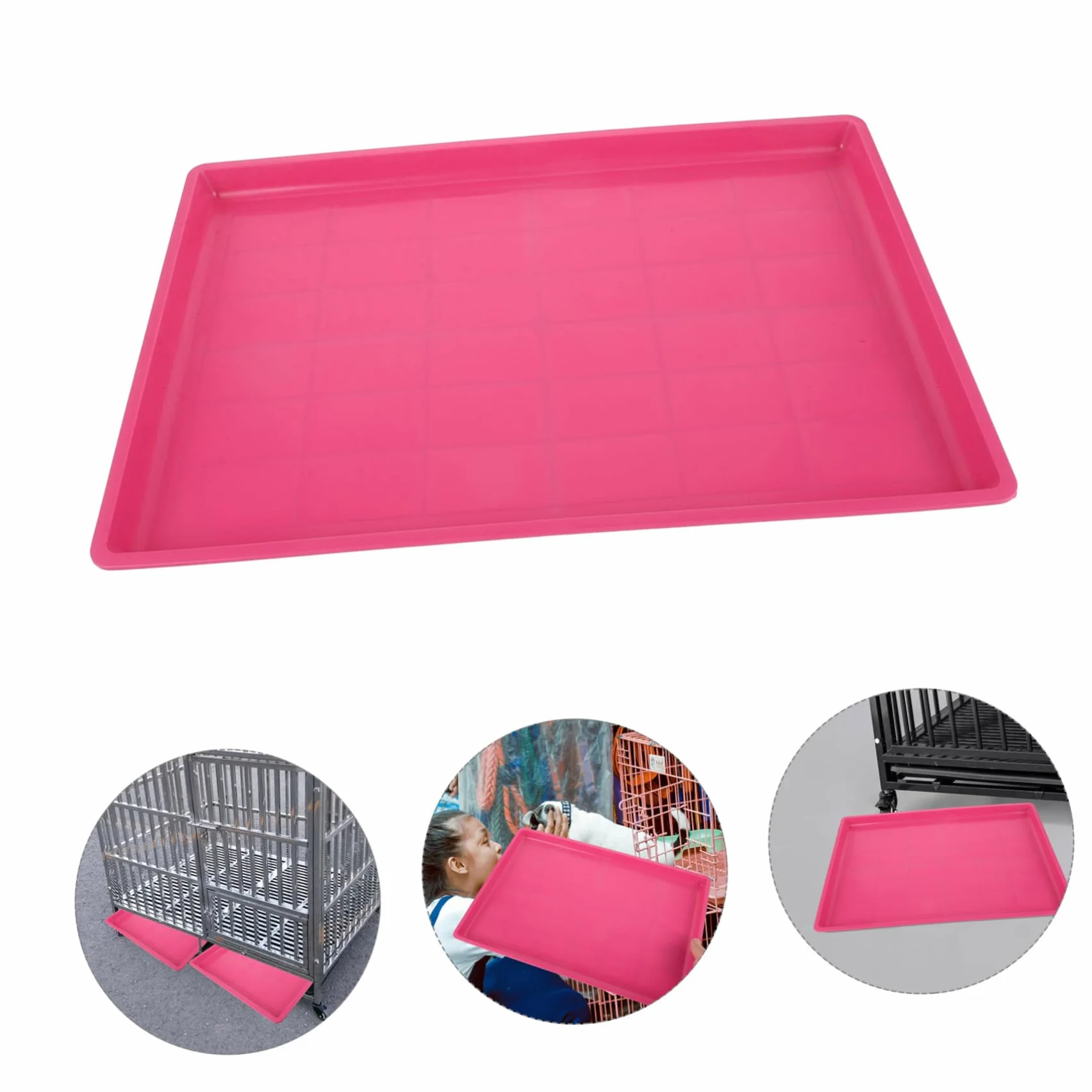 Bac de Fond de Cage en Plastique SUPVOX pour Cochons d'Inde et Poussins