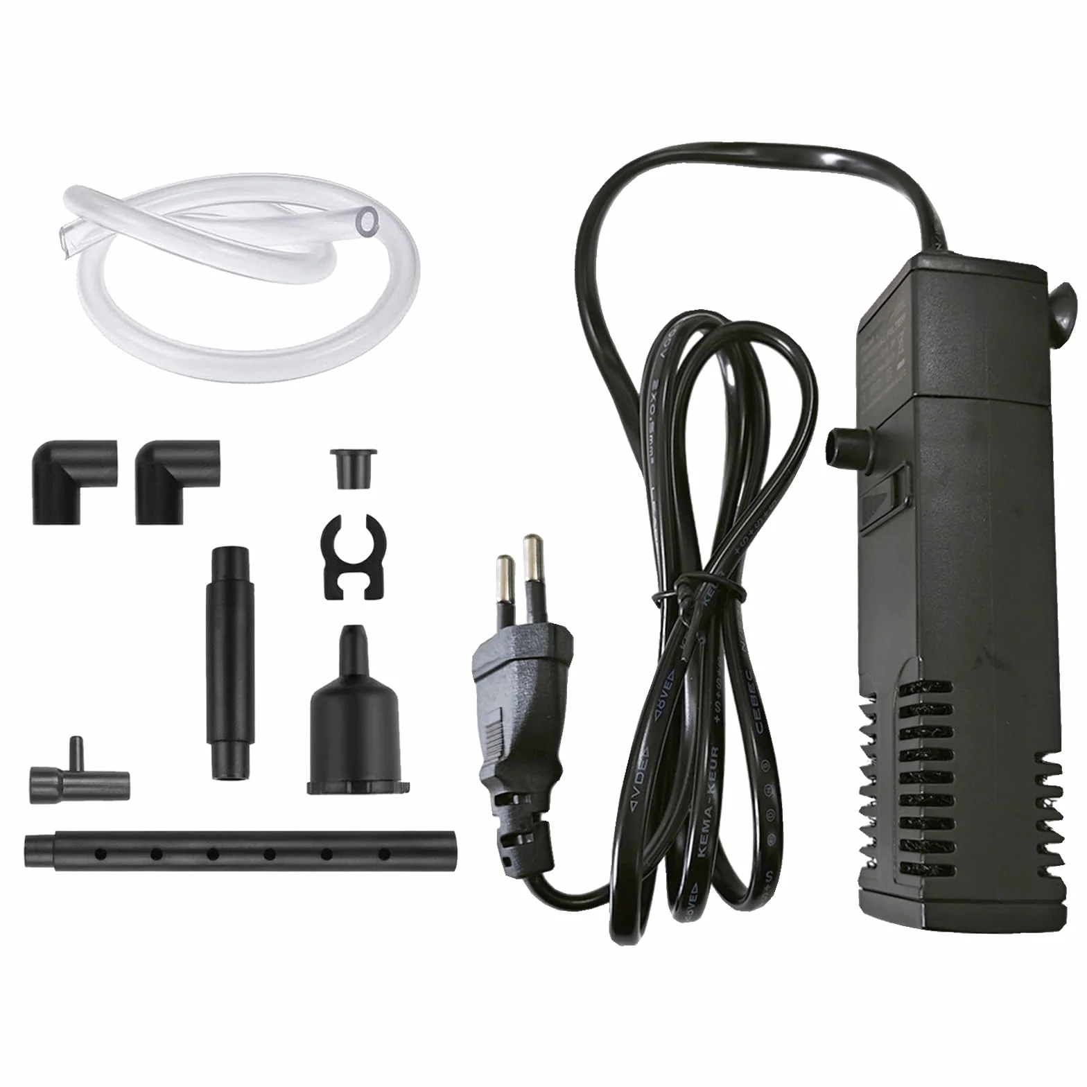 Filtre Intérieur Aquarium 20L-40L 3 en 1 Pompe Double Filtration
