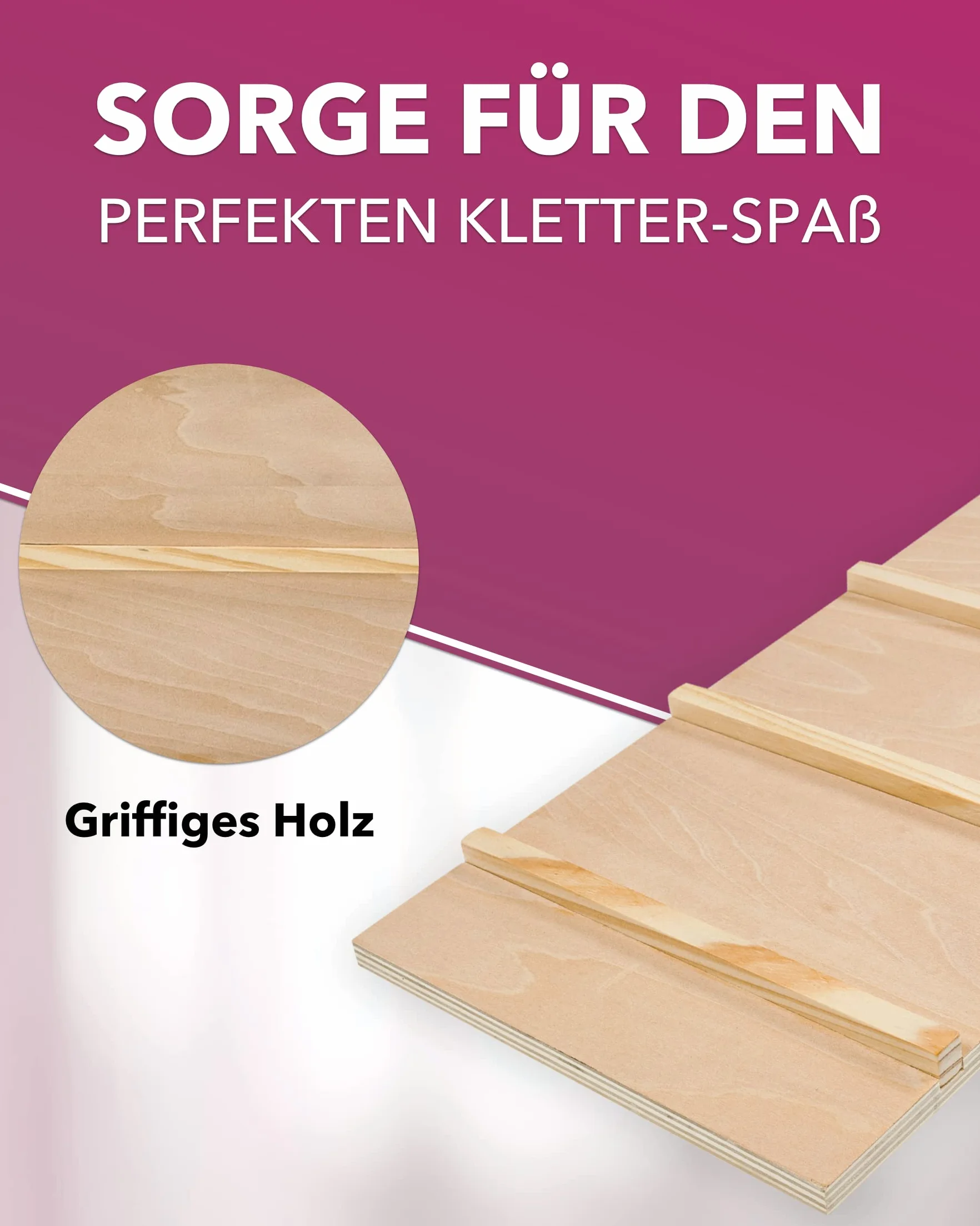 WEGA Échelles en bois contreplaqué pour rongeurs 85 x 18 cm Lot de 2