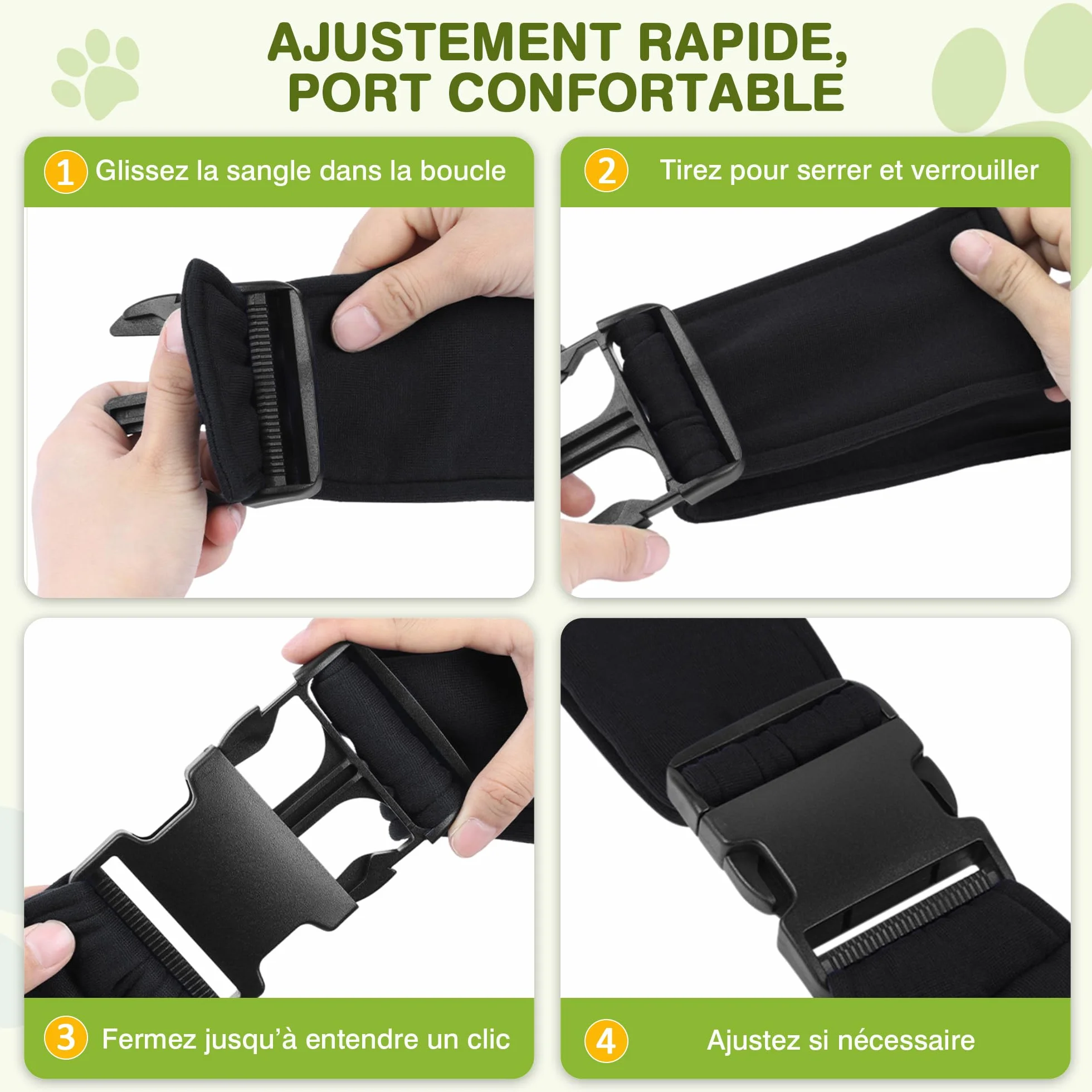 ALLSOPETS Sac de Transport pour Chien et Chat Réglable Noir Charbon