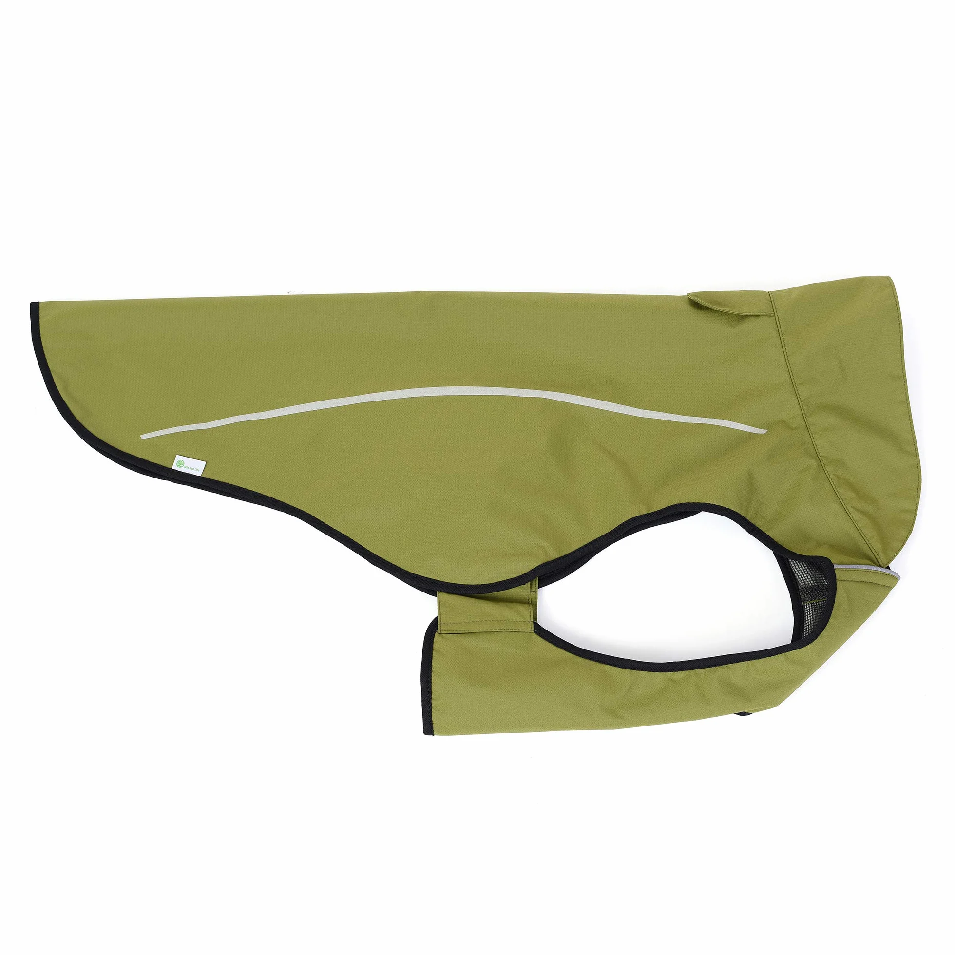 Mile High Life Imperméable pour Chien Veste de Pluie Réfléchissante Jaune Tilleul S