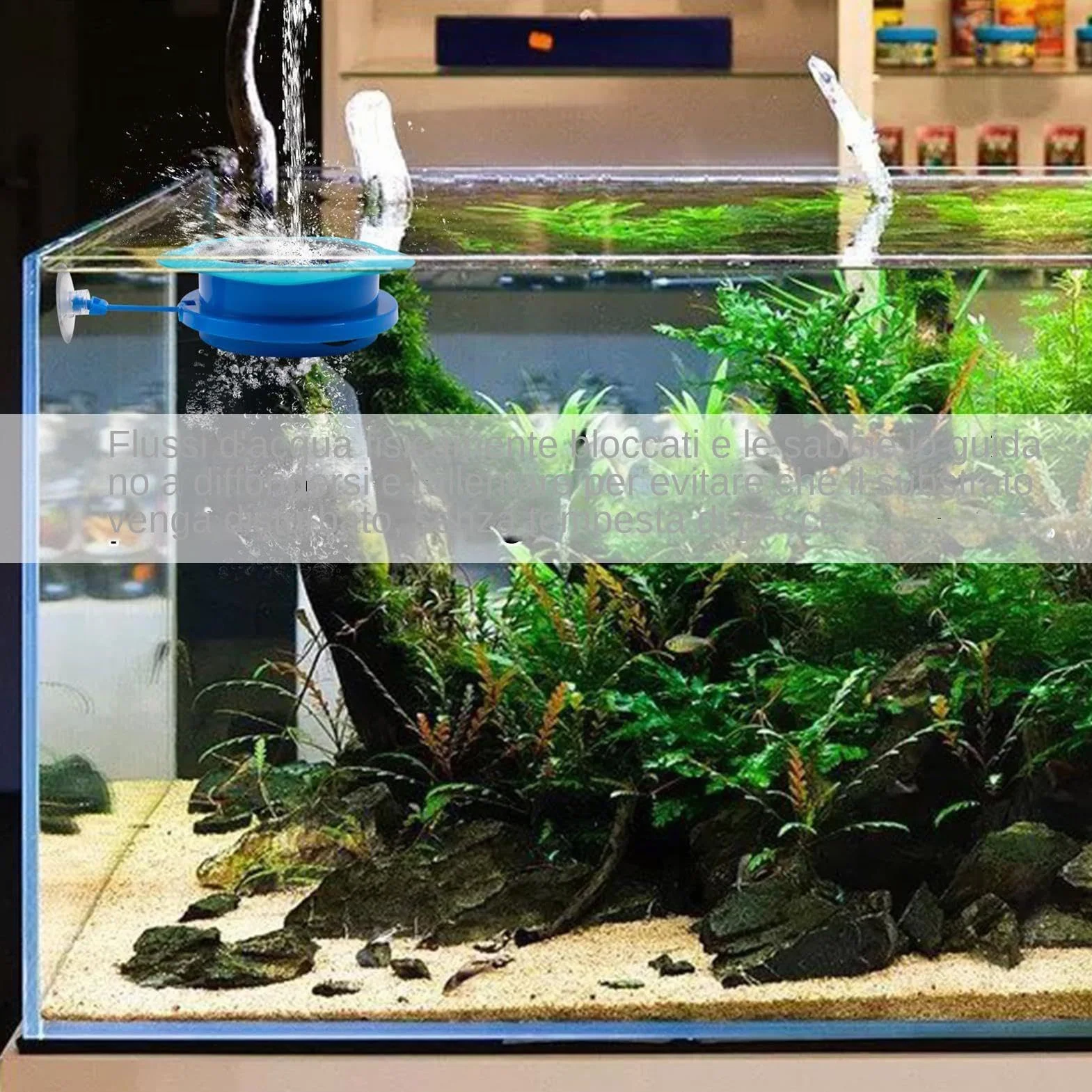 Déflecteur pour débit d'eau d'aquarium - Contrôleur de débit, outil de changement d'eau sûr et inodore