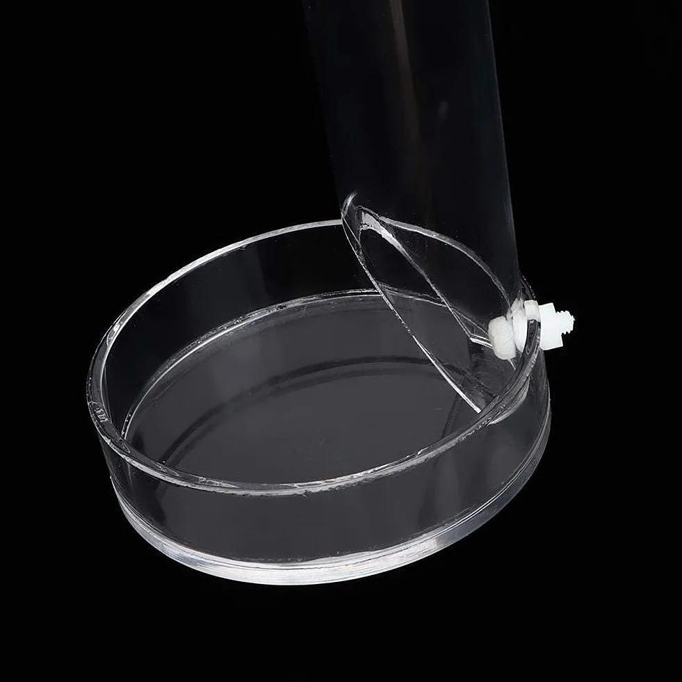 Tube d'alimentation Crevette Acrylique Transparent pour Aquarium 20cm