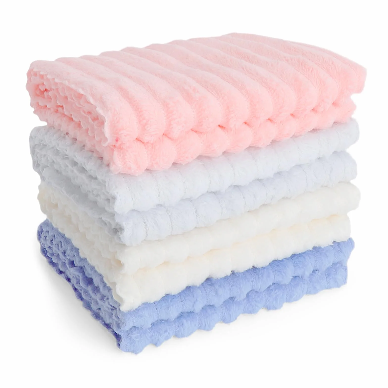 Couvertures pour Animaux en Polaire Corail, Couverture Chien Chat Lavable en Machine, Imperméable et Anti-Poils, 4PCS