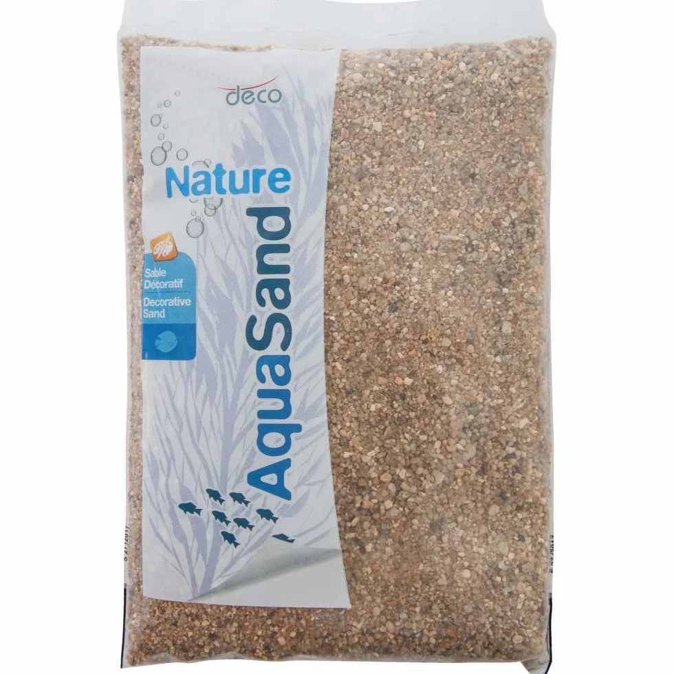 AquaSand sol décoratif 1-4 mm 1 kg pour aquarium