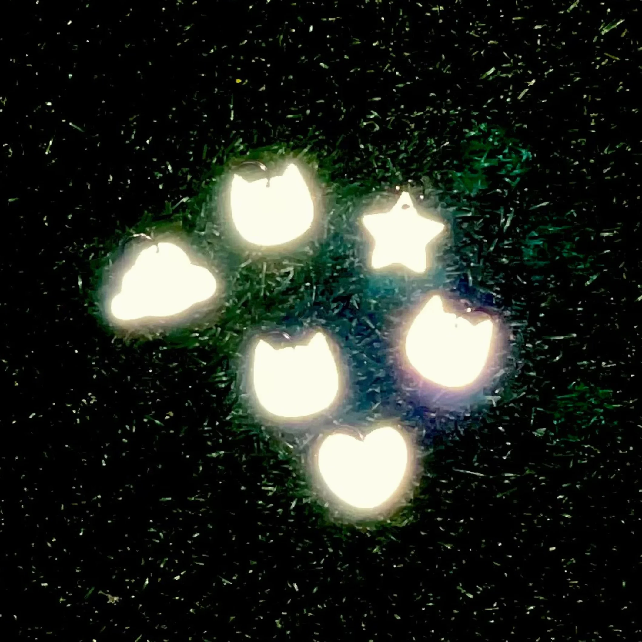 Kittyrama Médaille de Chat Réfléchissante Nuage Haute Visibilité Imperméable Léger