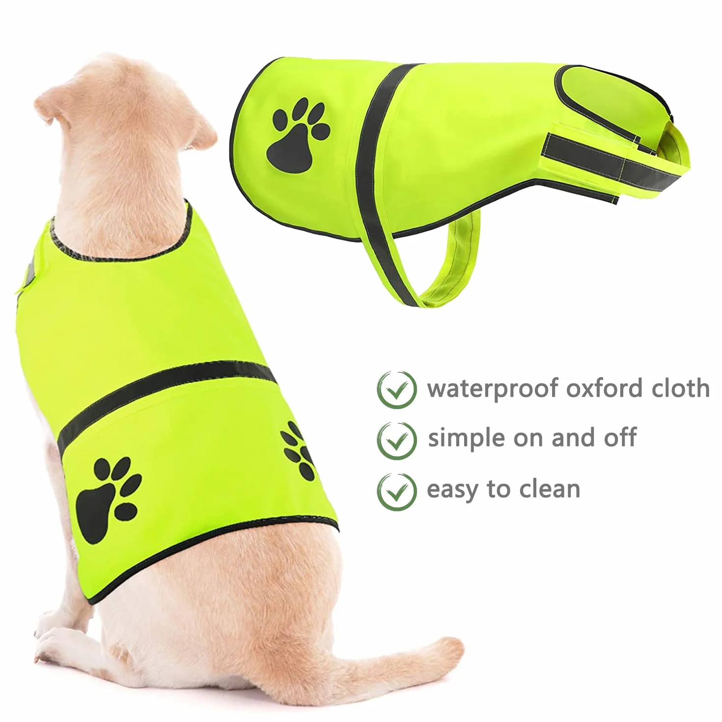 Gilet de Sécurité Réfléchissant pour Chien Haute Visibilité Premium