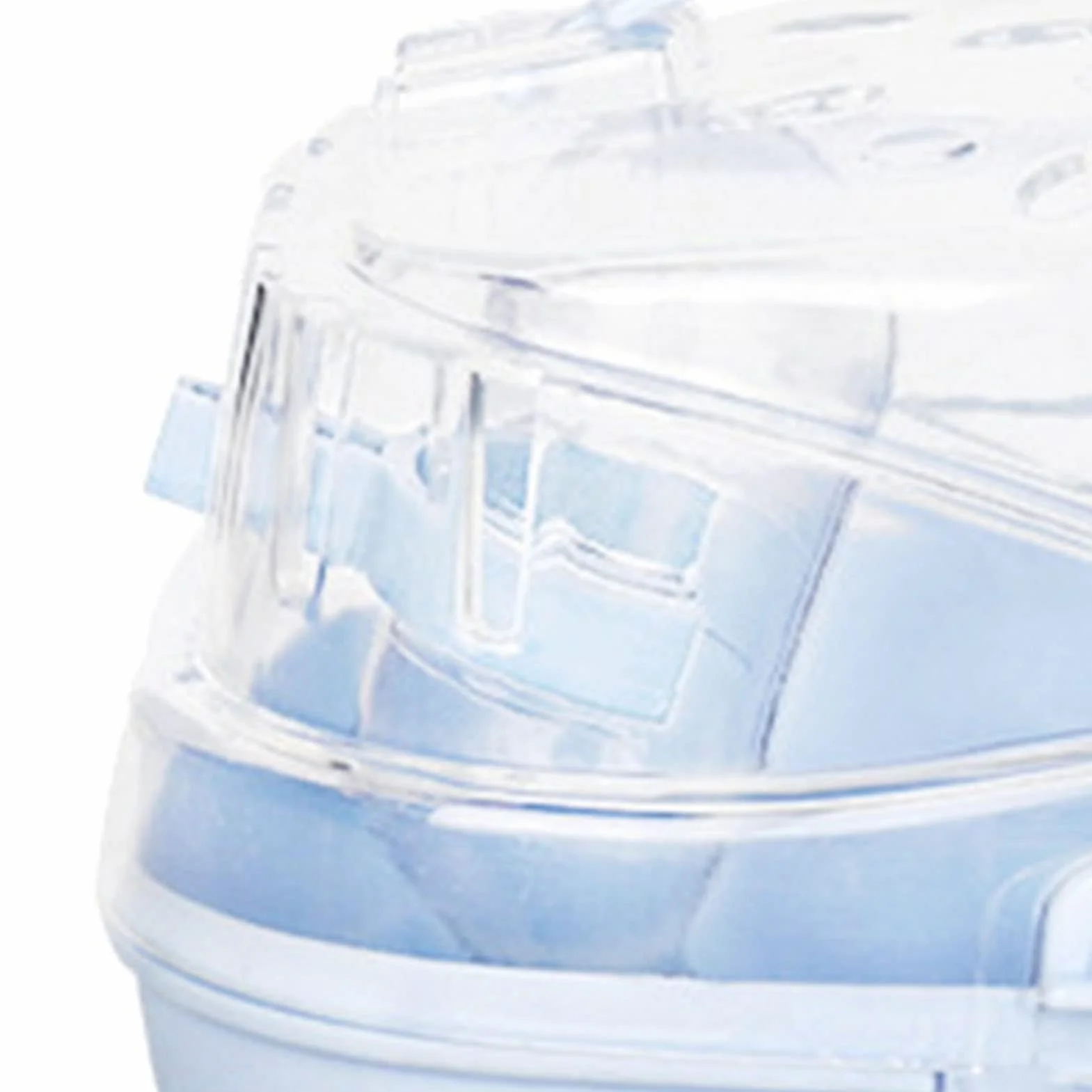 Cage de Transport pour Hamster Portable Voyage Plein Air Bleu crème