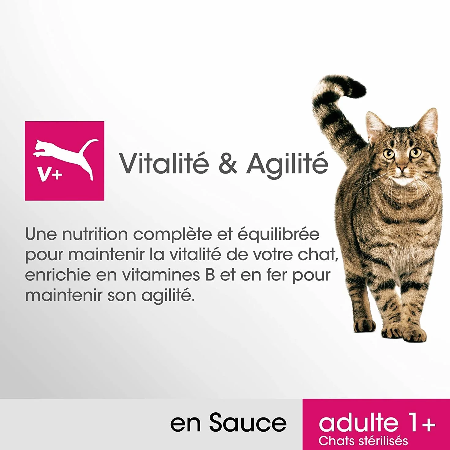 PERFECT FIT Repas pour Chat Adulte Stérilisé 52 Sachets Fraîcheur Pâtée en Sauce au Saumon aux Poissons blancs Nourriture Complète