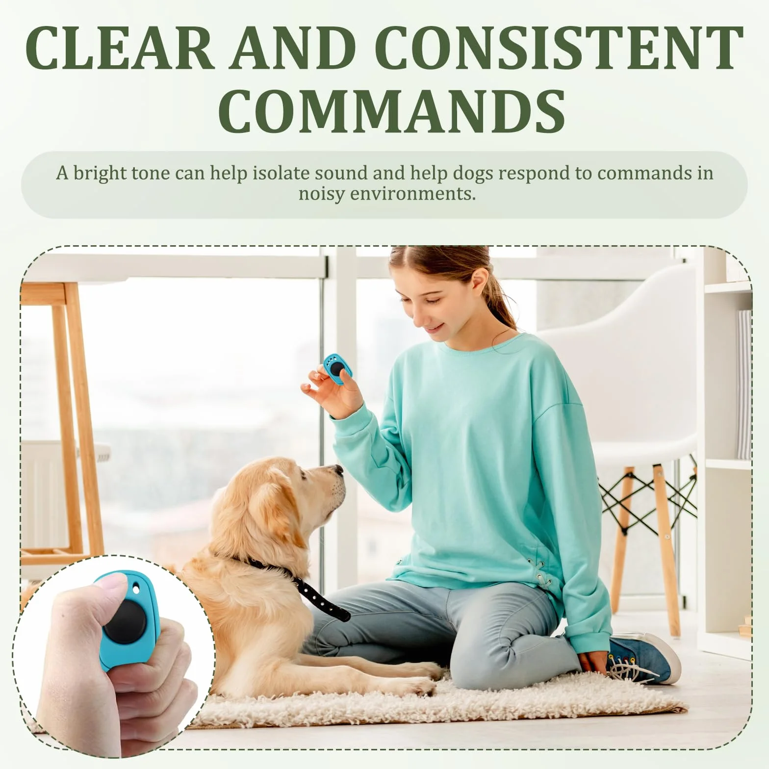 6 Pcs Clicker Chien Dressage,Clicker Chat Chien,Clicke Anneau Pour Doigt Animaux Compagnie Avec Dragonn,Accessoire Pratique Pour Entraînement Canin,Adapté Entraînement Chiens,Chats Chevaux(6 Couleurs)