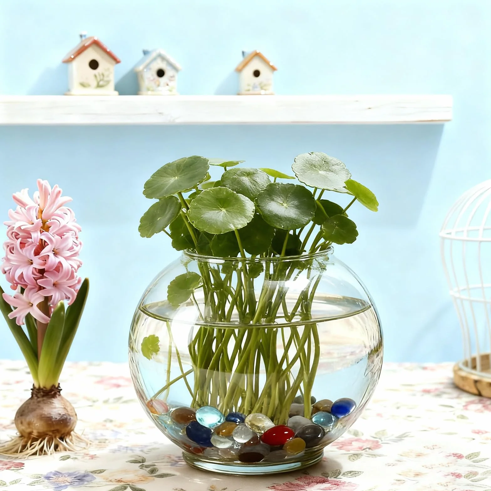 Billes plates 15-20 mm 210 pièces 900 g décoratives aquarium vase plantes DIY