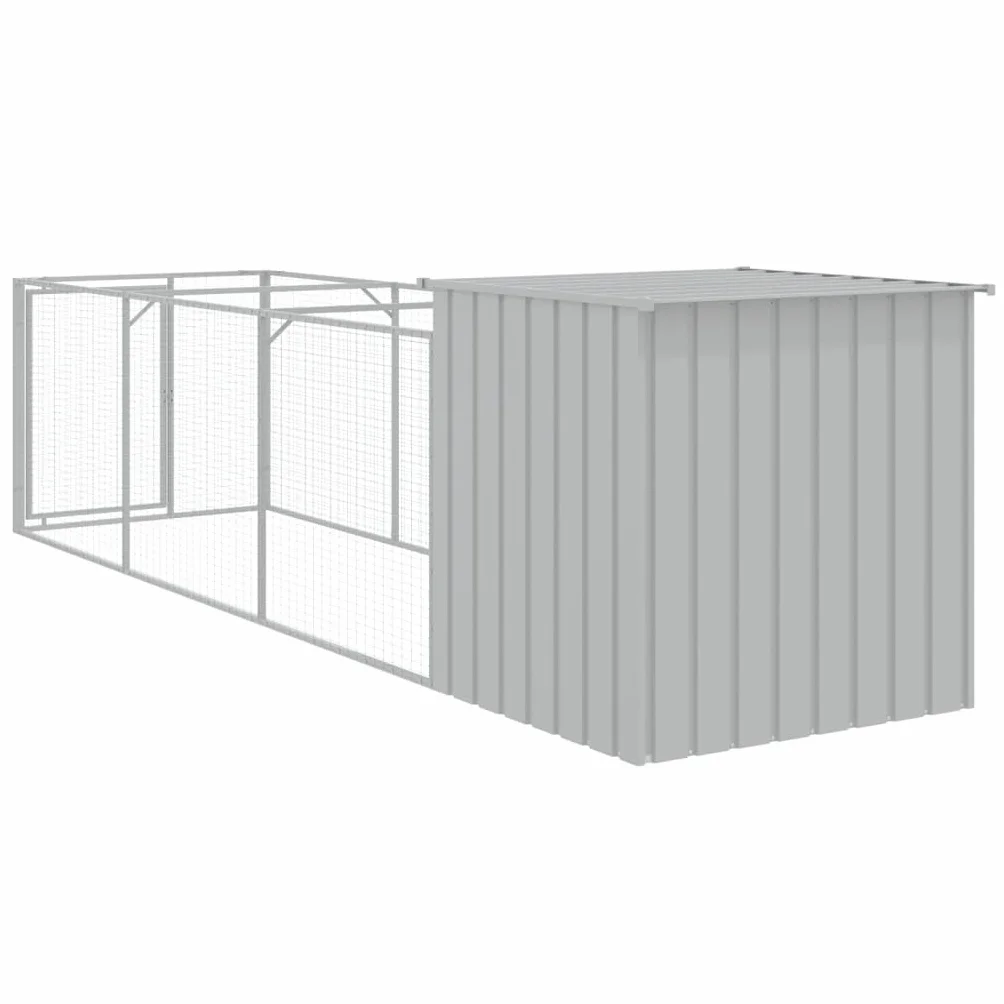 Niche pour chien gris clair 110x405x110 cm