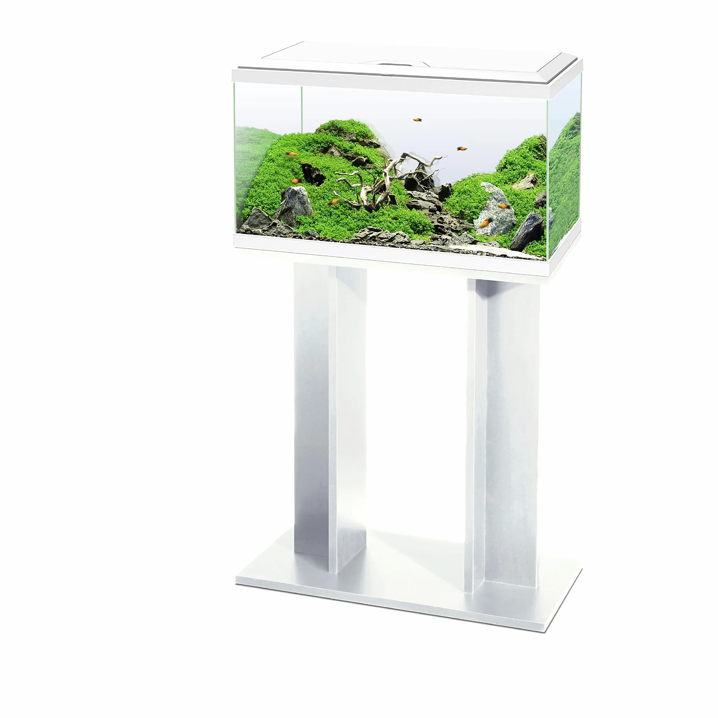Ciano Aquarium 60 Blanc 58L Filtre LED Chauffage
