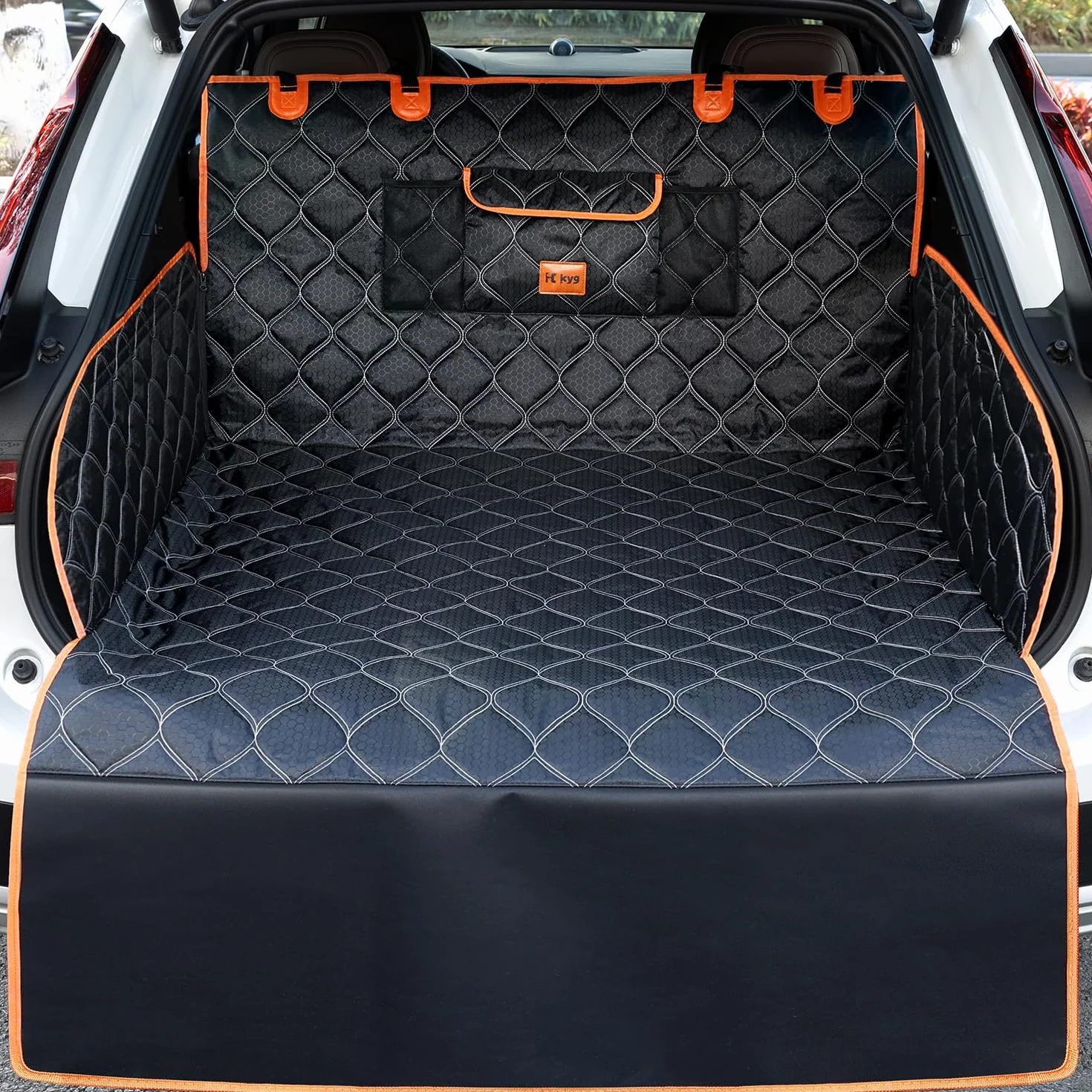 KYG Housse de Protection Imperméable pour Coffre de Voiture 215x110cm Protection Pare-Chocs Résistant aux Rayures