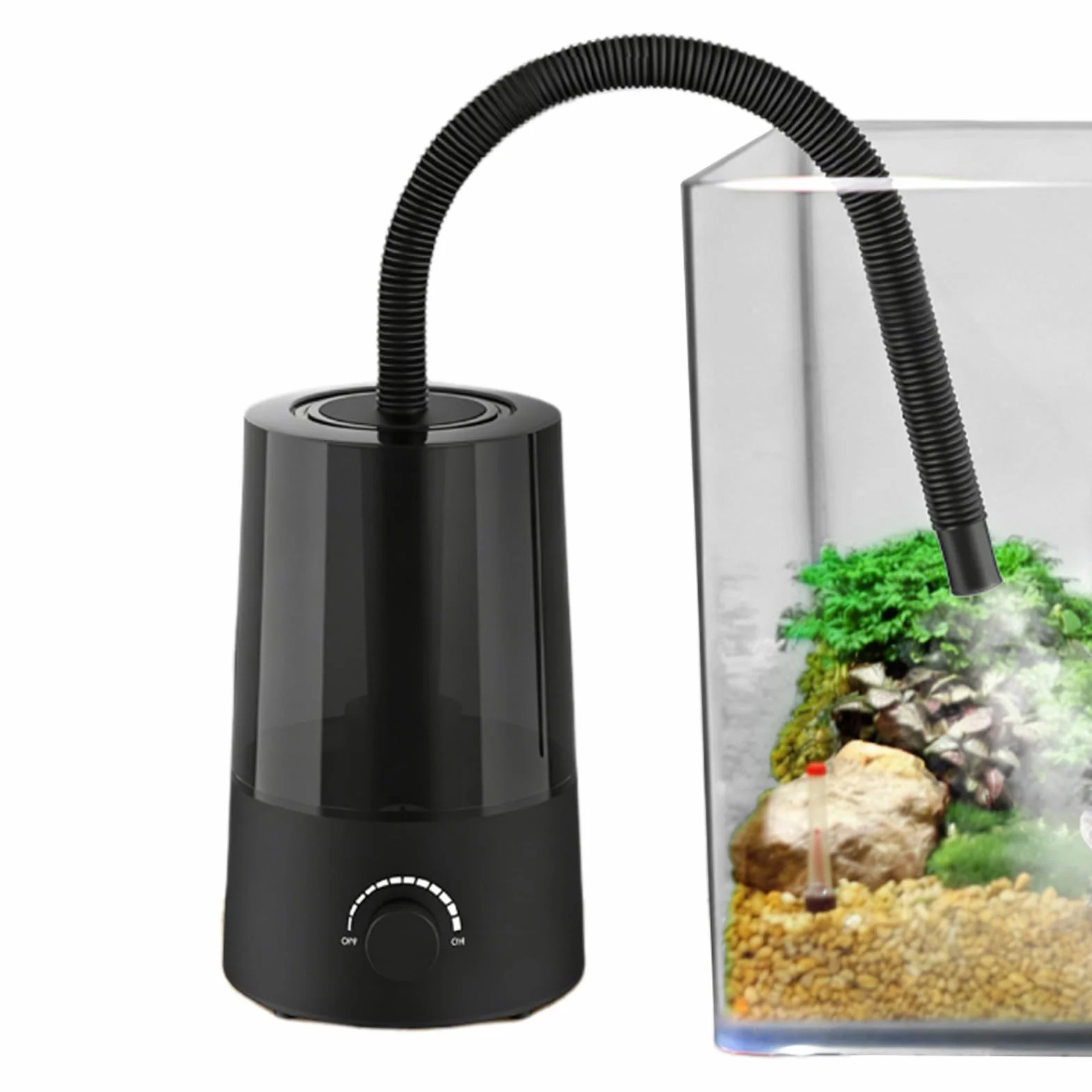 pour reptiles - 2,5L avec Arrêt Automatique pour Terrarium,Humidificateur pour amphibiens | pour terrarium, caméléon, gecko, amphibiens, tortue, serpent,