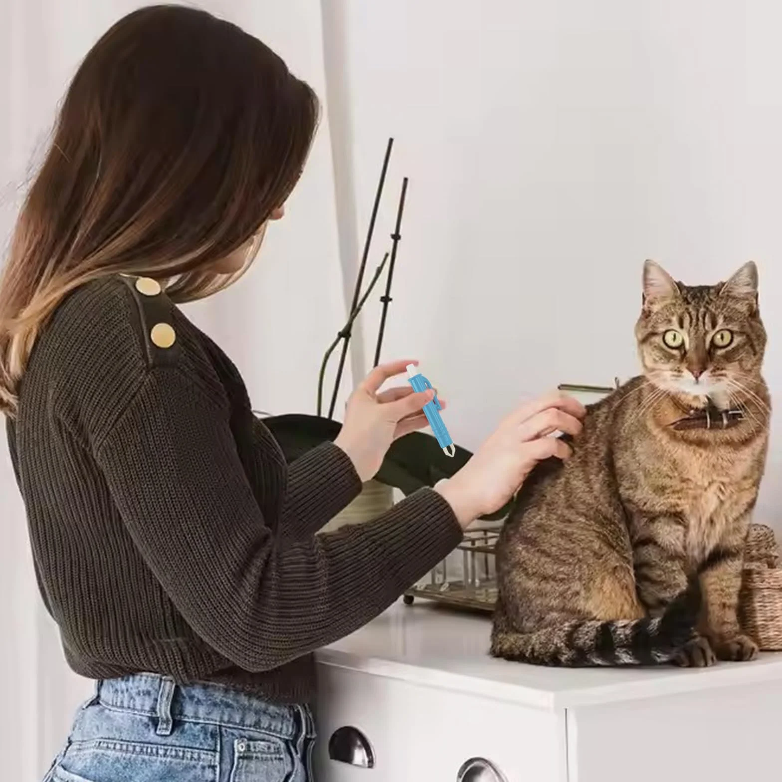AUXHCYL Tire Tique Chien, 2 Pince à Tiques et 3 Tire Tic, Simple et sûr Pince a Tique pour Chat, Chien et Humains