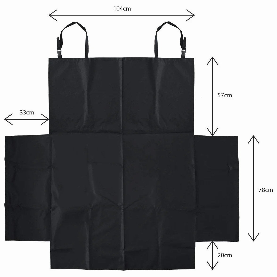 igadgitz Xtra U6875 Protection Coffre Impermeable Universel Voiture Chien Noir 155x104cm
