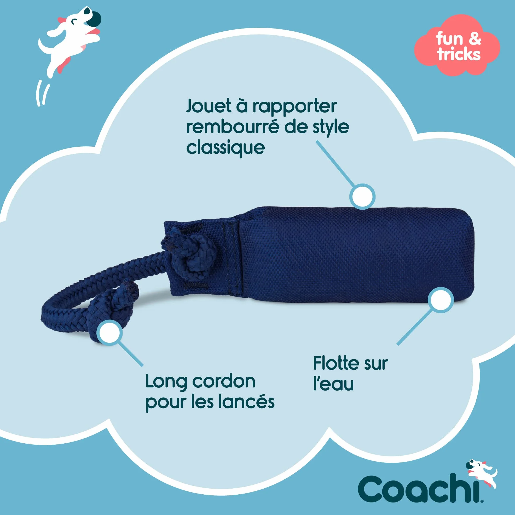 Coachi Canvas Training Dummy à Lancer pour Dressage de Chiots et Chiens de Chasse