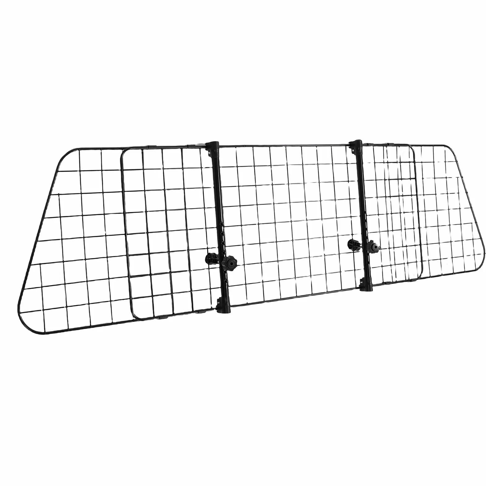 Barrière de Voiture pour Chien Réglable en Haute densité Noire pour SUV, Camions et Berlines, Solution D'isolation pour Animaux de Compagnie pour Un Voyage en Toute sécurité
