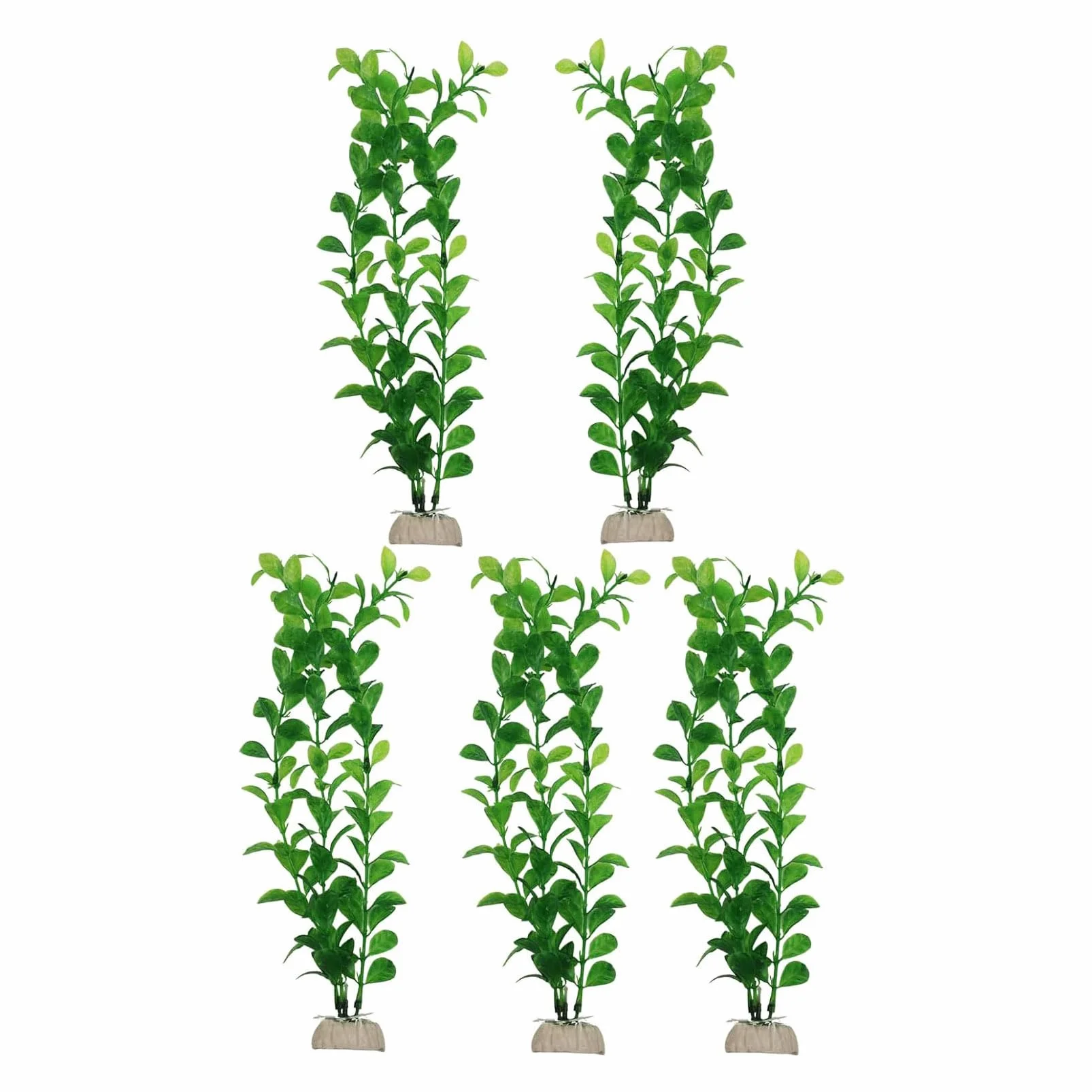 Plantes Artificielles pour Aquarium - Plastique Sécuritaire pour Poissons - Décoration Réaliste d'Eau Douce