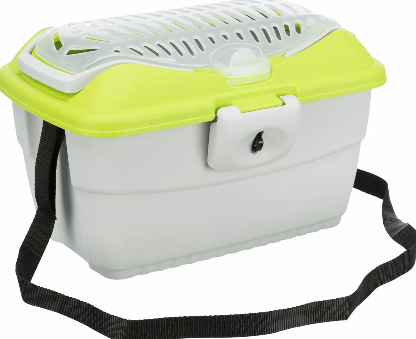 Trixie Mini Capri Boîte de Transport 40 x 22 x 30 cm Gris Clair/Vert
