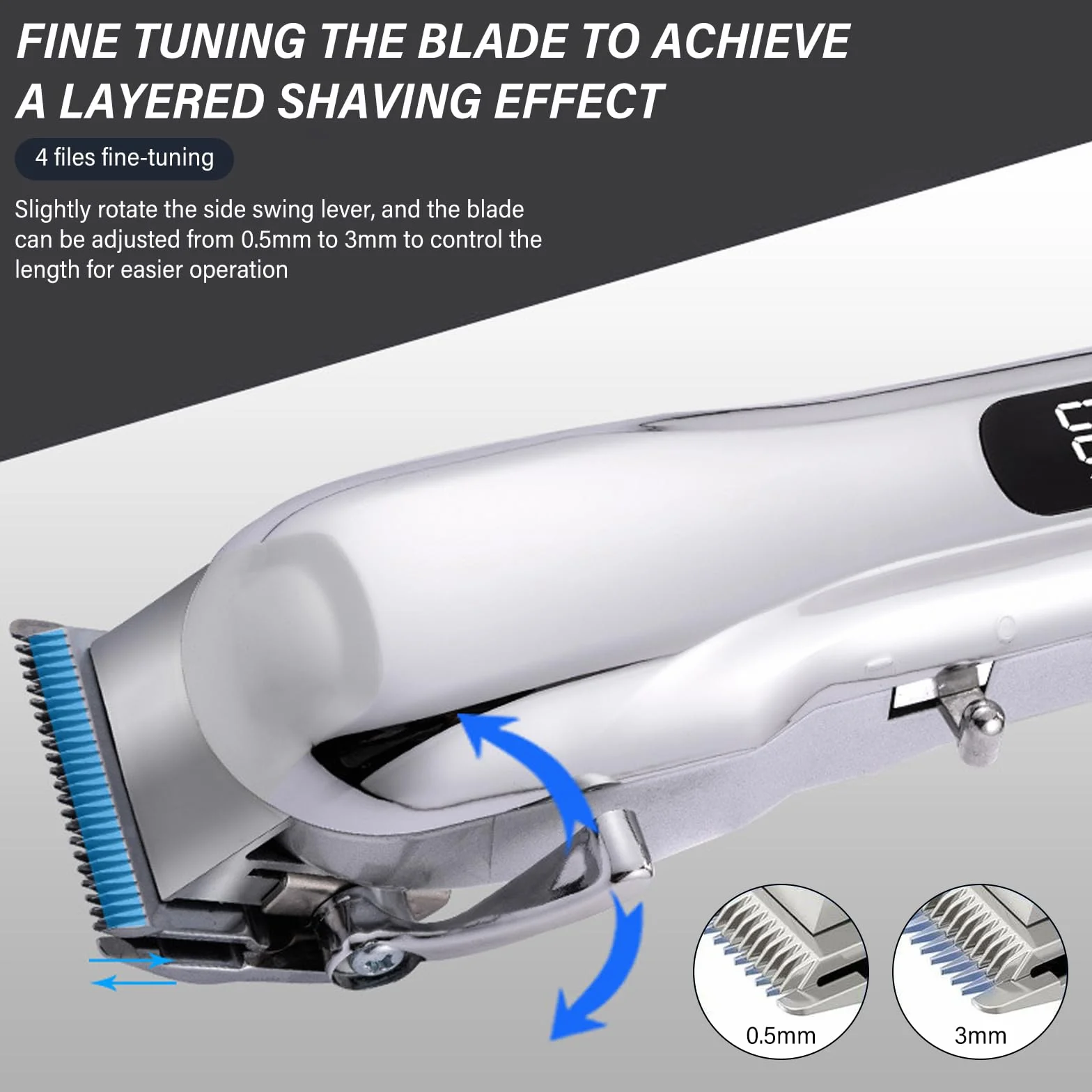 Tondeuse Chevaux Sans Fil, Tondeuse Cheval Rechargeable pour Crinière Épaisse