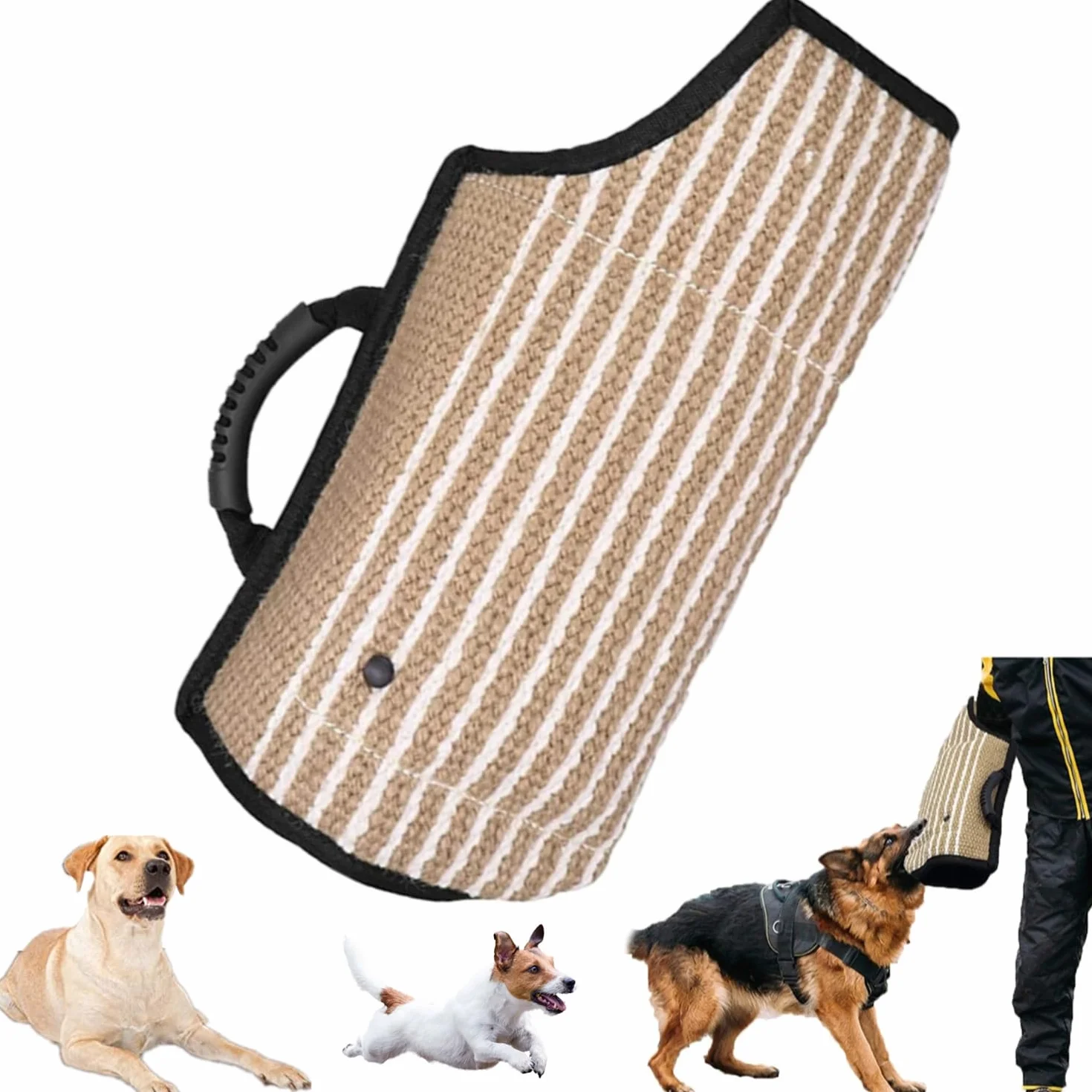 Manchon de Protection pour Chien en Jute Morsure de Chien Manche Épaisse Formation