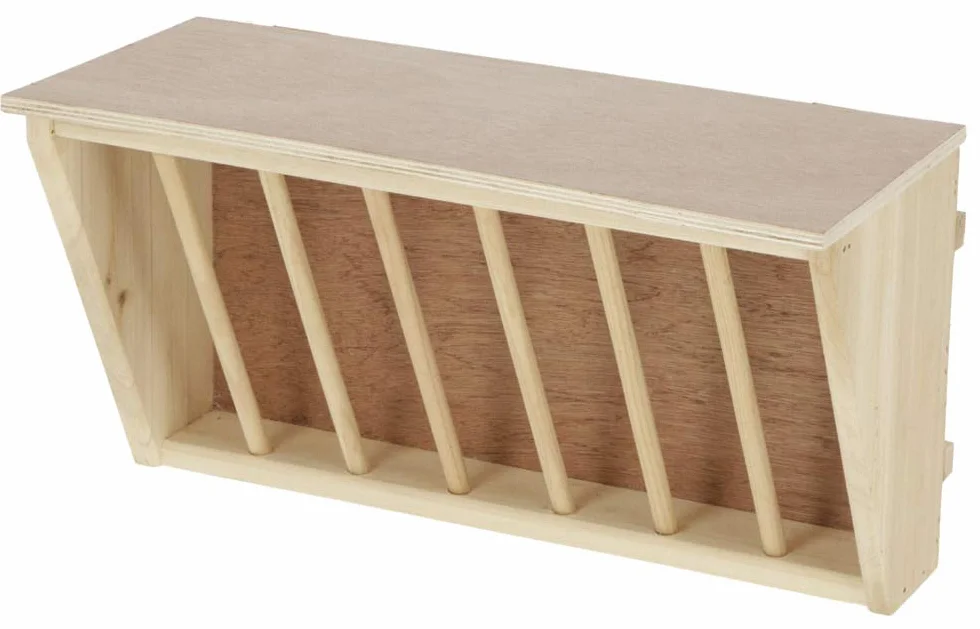 Kerbl Râtelier à Foin 37 x 17 x 20 cm pour Petits Animaux Lapins Hamsters