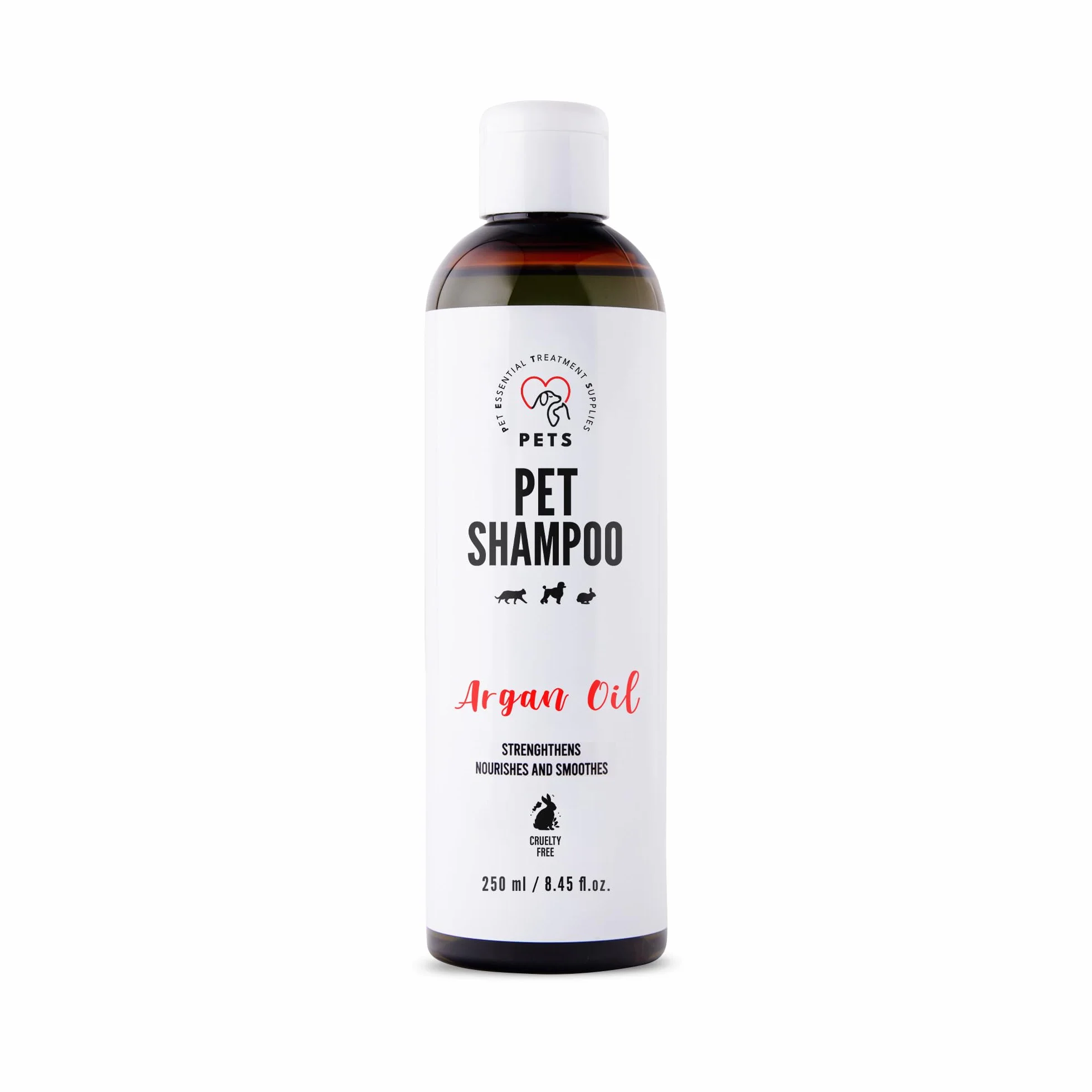 Shampoing Chien à l'huile d'argan Peau Sensible 250 ML - shampooing fortifiant et nourrissant pour Chats et Chien