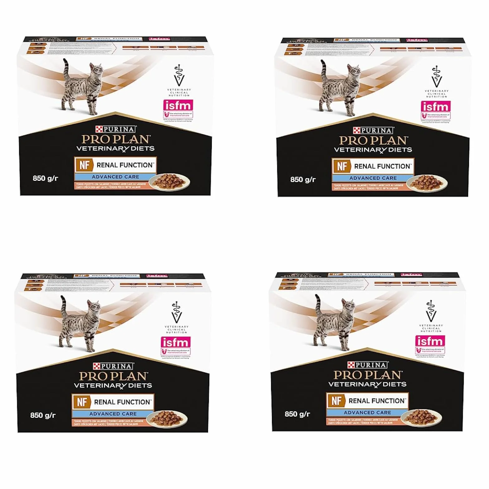 Purina Pro Plan Veterinary Diets NF RENAL Function Advanced Care Saumon 4 x 10 x 85 g Sachets frais