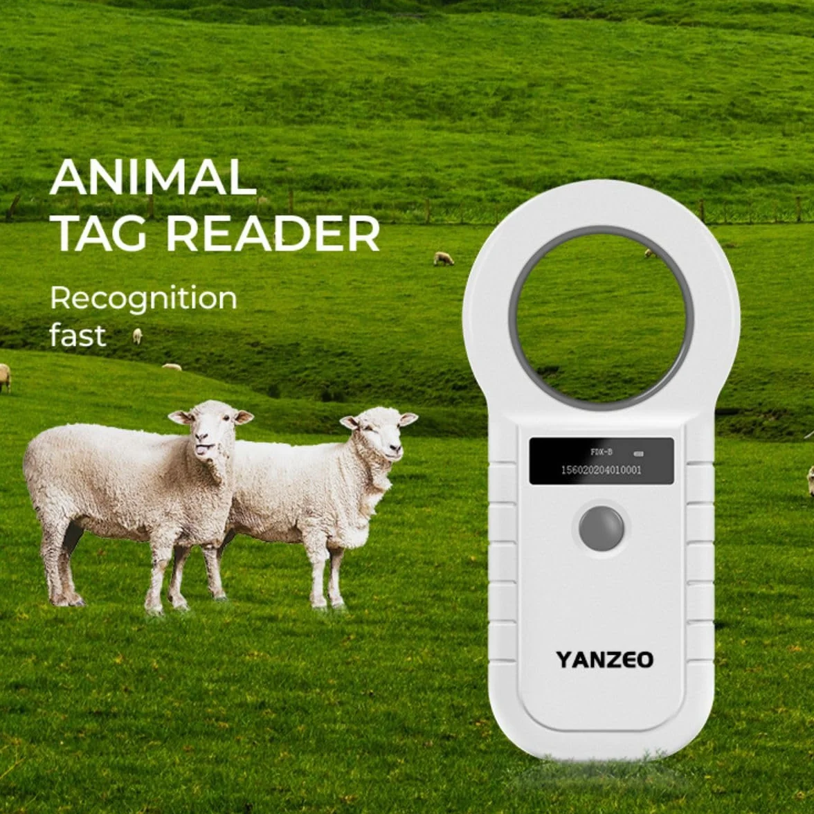 YANZEO AR180C Lecteur de Puce PET 134.2 kHz Scanner Microchip FDX-B ISO 11784/11785 Chat Chien