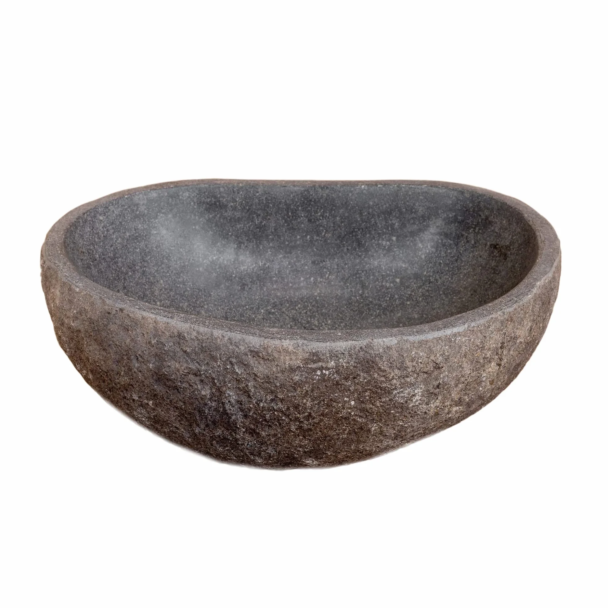ART-CRAFT Steintrog Abreuvoir en pierre naturelle 25 cm résistant au gel pièce unique 7-9 kg