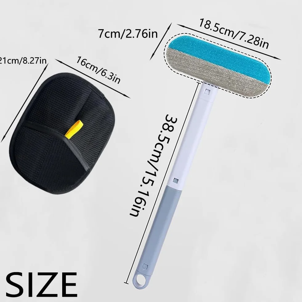Zenpatte Brosse Anti-Poils Multi-Surface 3 In 1 Pet Hair Remover pour Chats et Chiens, Meubles, Vêtements, Tapis