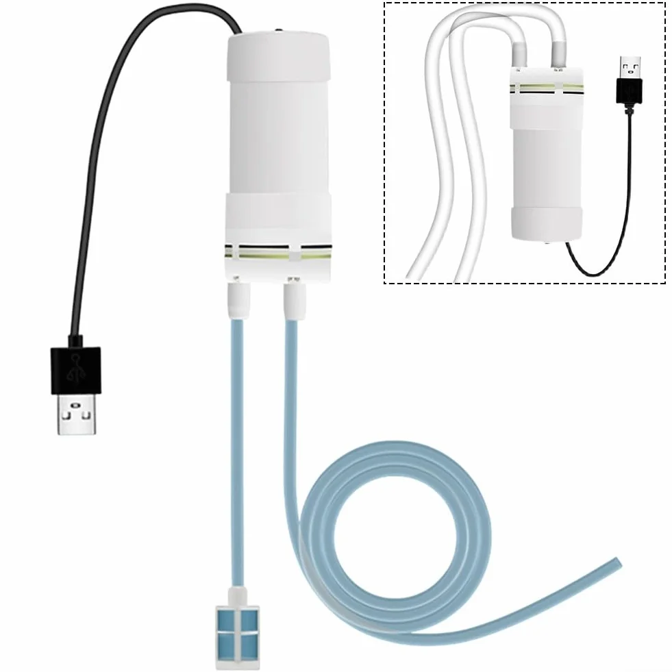 Mini pompe à eau électrique 5 V 2 A auto-amorçante USB 6 mm débit 4 L/min 5 mètres