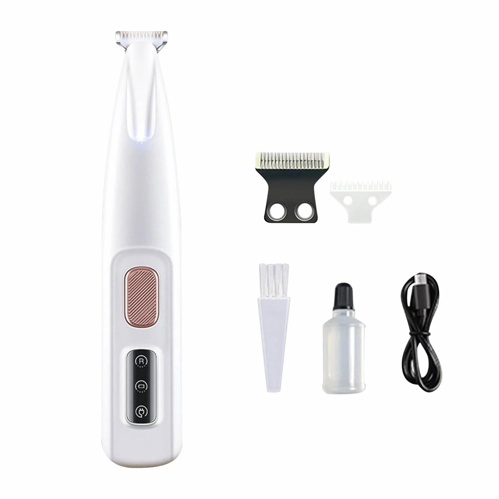 Tondeuse Pour Chat Électrique Ultra-Silencieuse Rechargeable Lames Sûres Hypoallergéniques