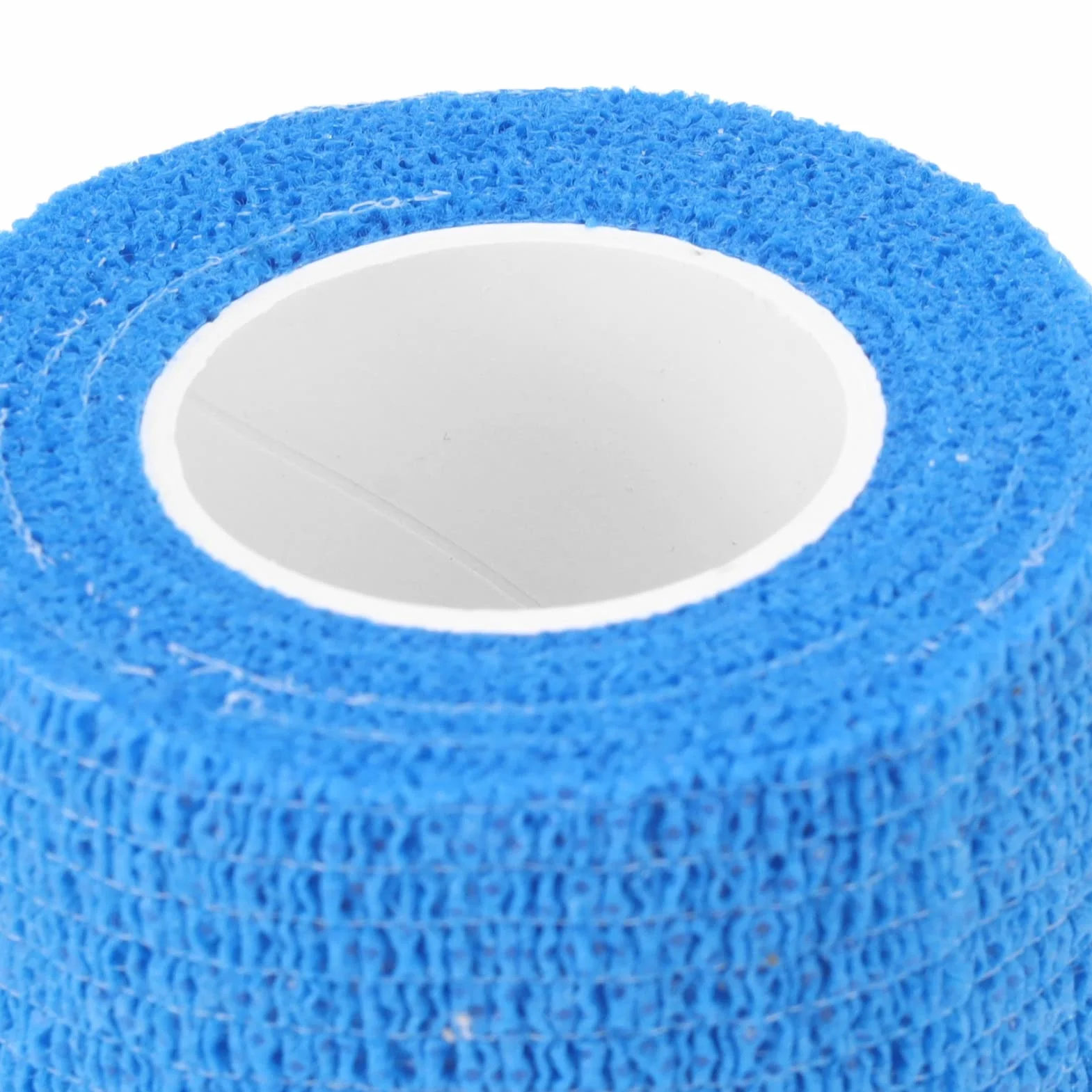 Lot de 12 Bandes élastiques Auto-adhésives imperméables pour réparation de Sabots pour Vaches, Chevaux, Chiens, Chats, Polyester Non tissé, Longueur 4,5 m, Lot de 12 (Bleue)