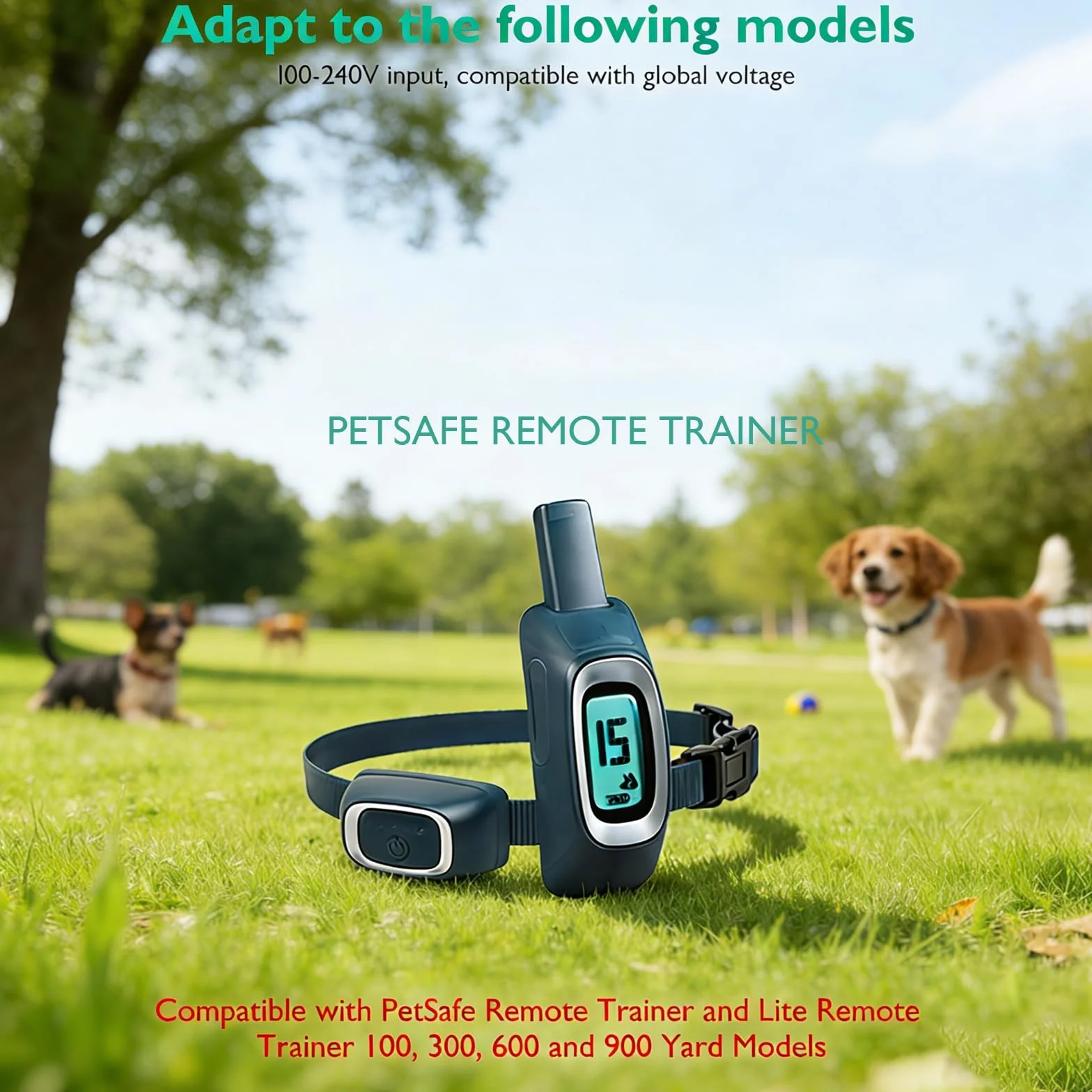 Câble d'alimentation de rechange pour collier Petsafe, compatible PetSafe Remote Trainer 100/300/600/800 m
