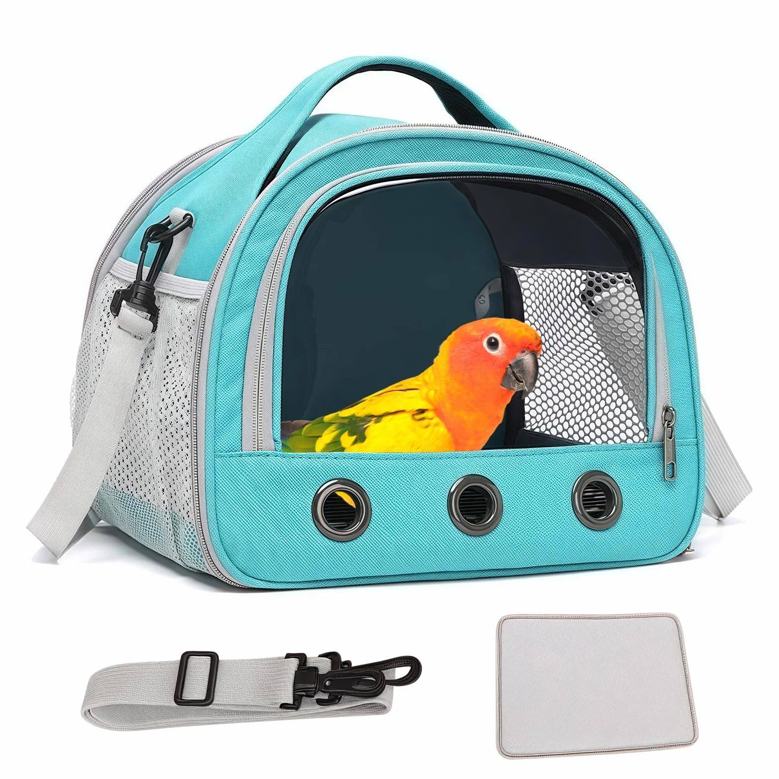 Sac Transport Chat Chien avec Matelas 30x27x21cm