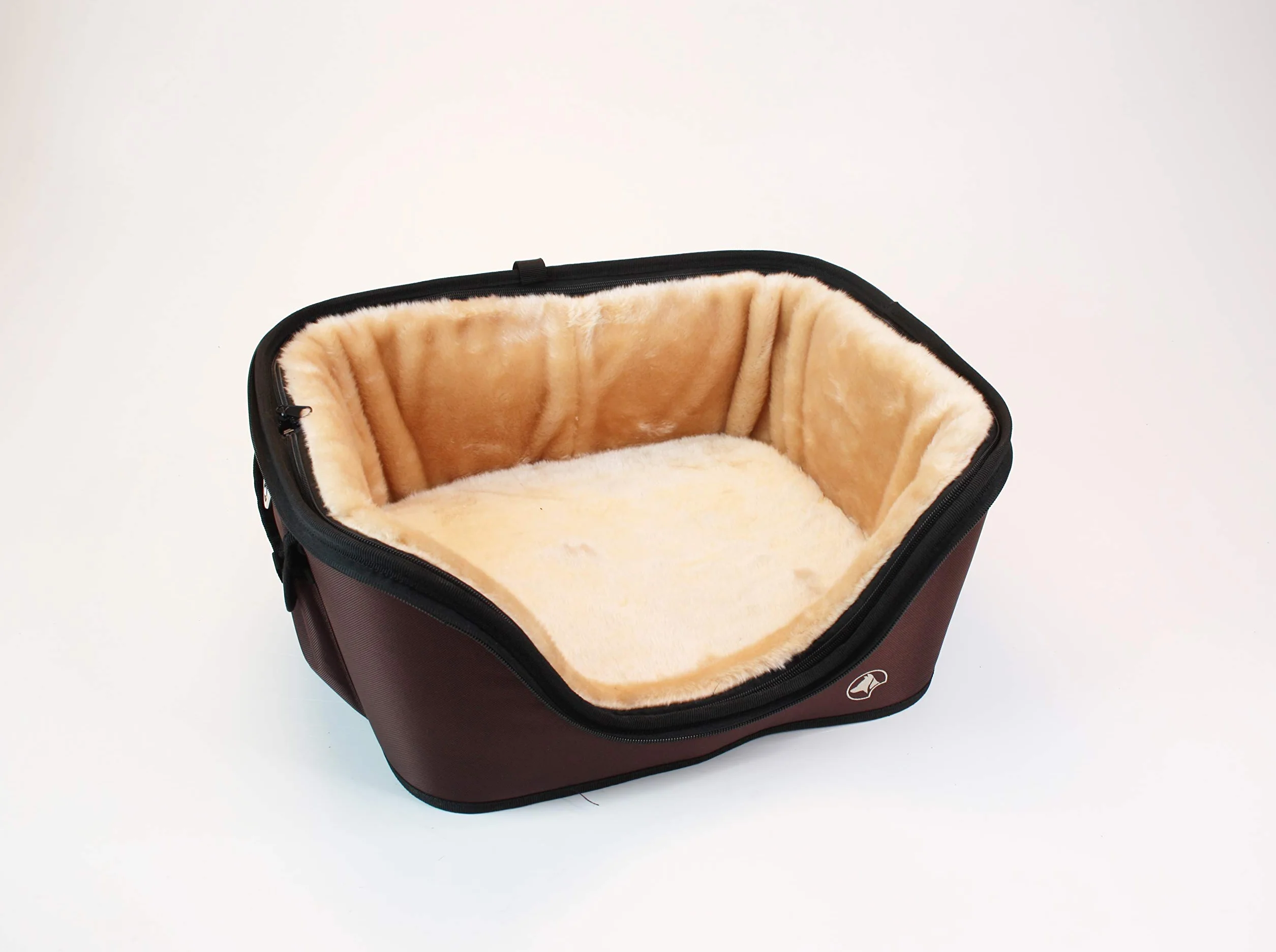 CROCI FAST&EASY Sac 2en1 transport et panier couchage chien chat bandoulière animal Taille S 12 kg