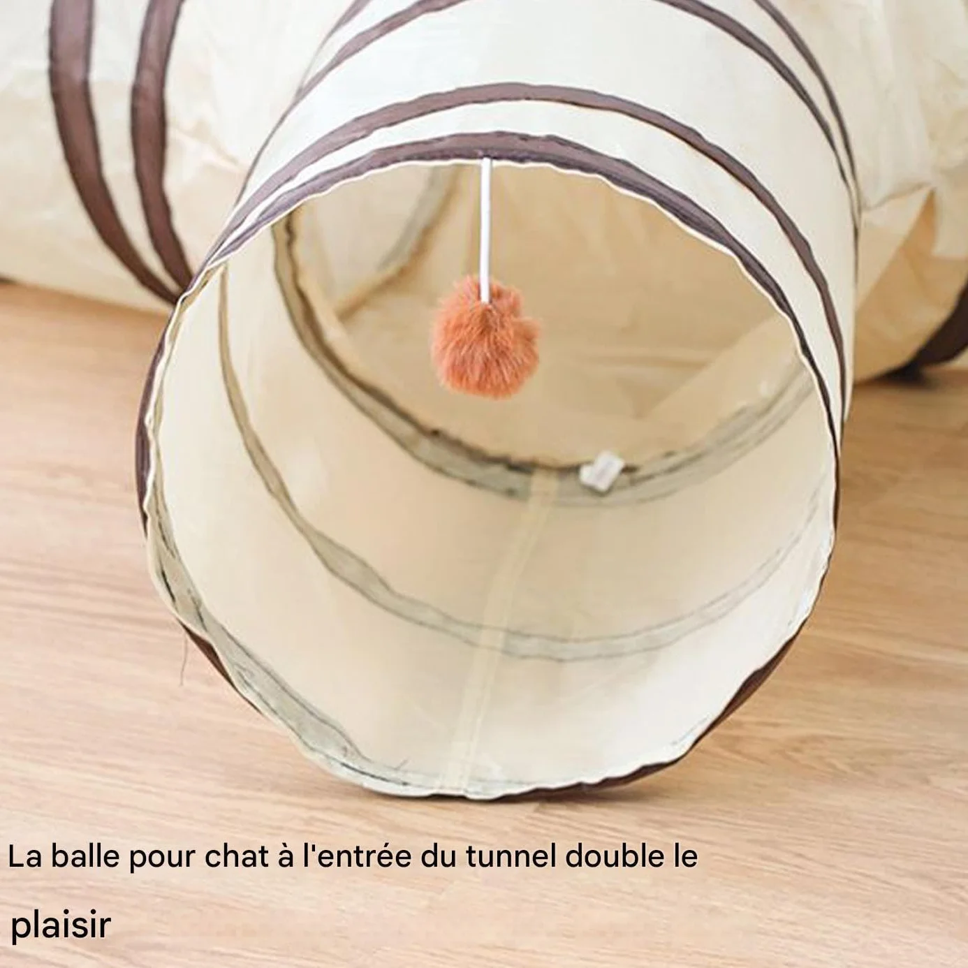 Tunnel pour Chat | Tunnel 3 Voies Jeu pour Chaton Jouet Interactif - pour Jeu Intérieur Exercise Stimulation Anti-Stress Chat Chaton Lapin Petit Animal