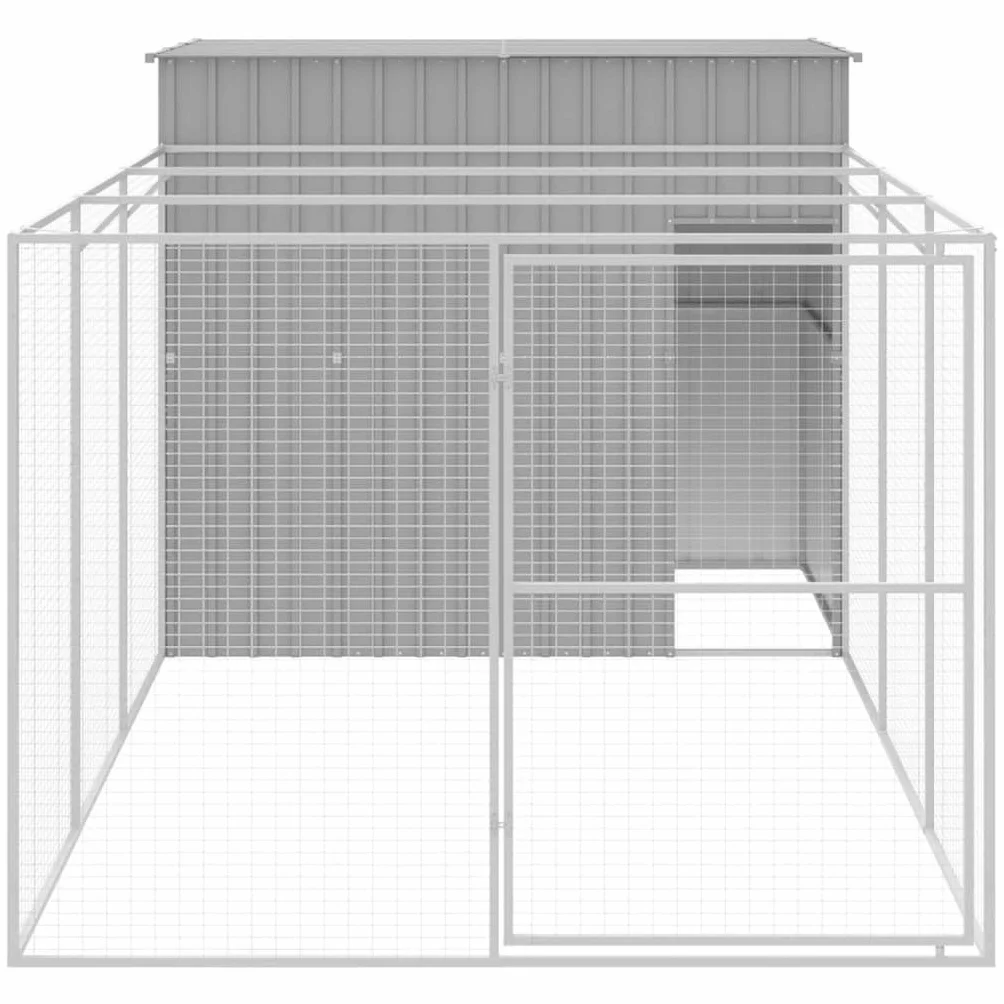 Niche pour chien gris clair 214x457x181 cm