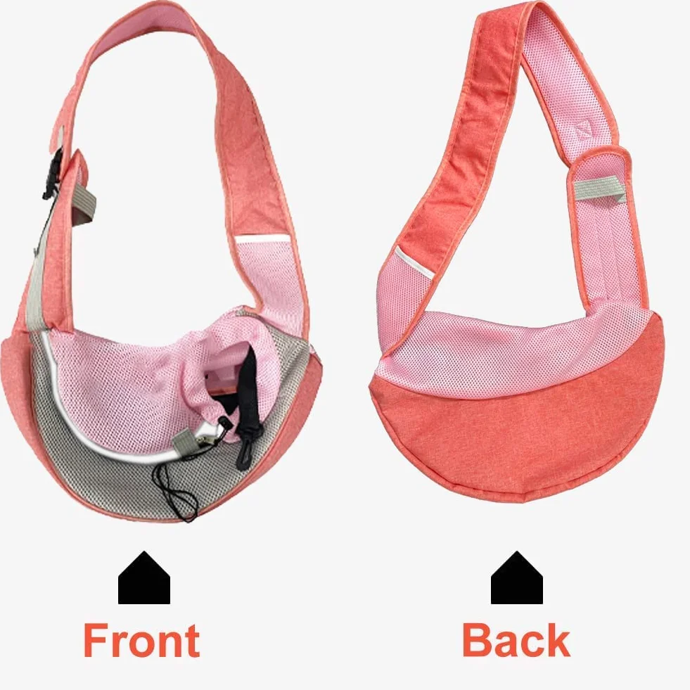FEimaX Sac de Transport pour Chien, Sac à Bandoulière Mains Libres Petit Animal avec Sangle Réglable