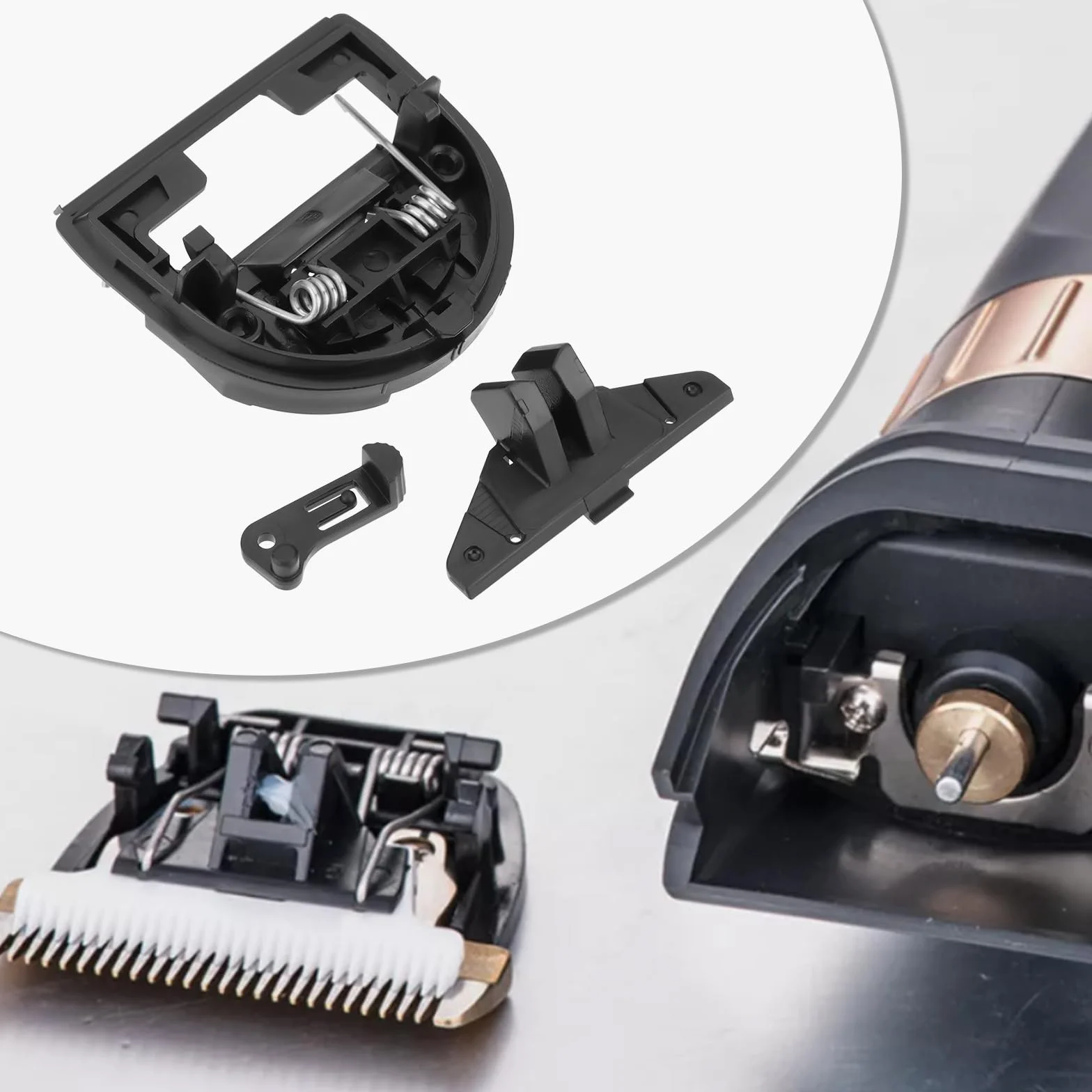 Ensemble de Lames de Tondeuse 5 en 1 Compatible avec Wahl Moser Arco Bravura Chromado Figura Motion