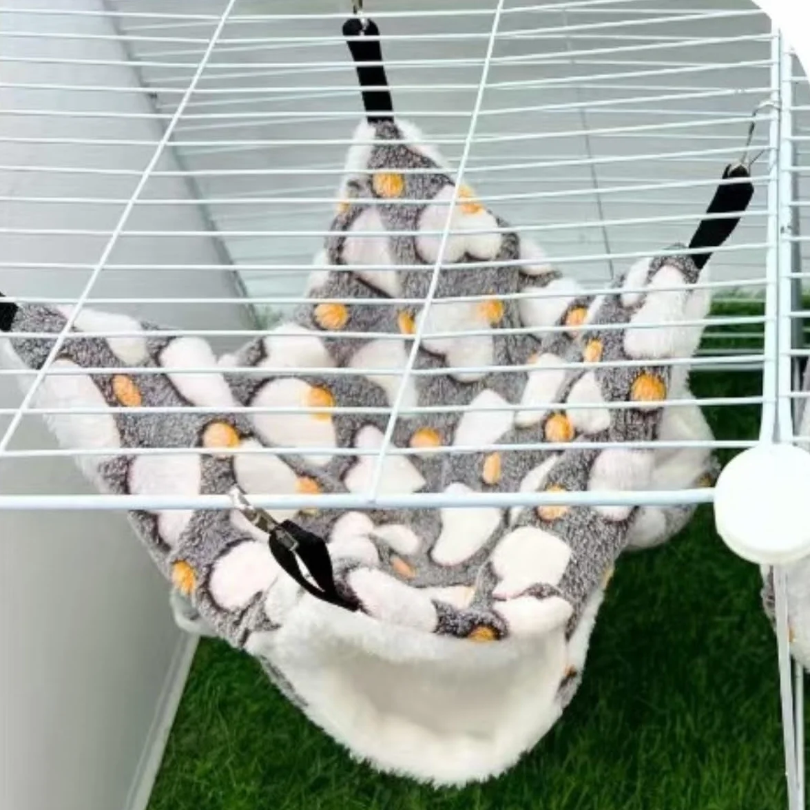 Hamac pour Animaux de Compagnie,Hamac pour Petit Animal,Sac de Couchage pour Hamster,lit chaud pour l'hiver,pour Furet Hamster Chinchilla de cobaye,Rat,hamac de Luxe