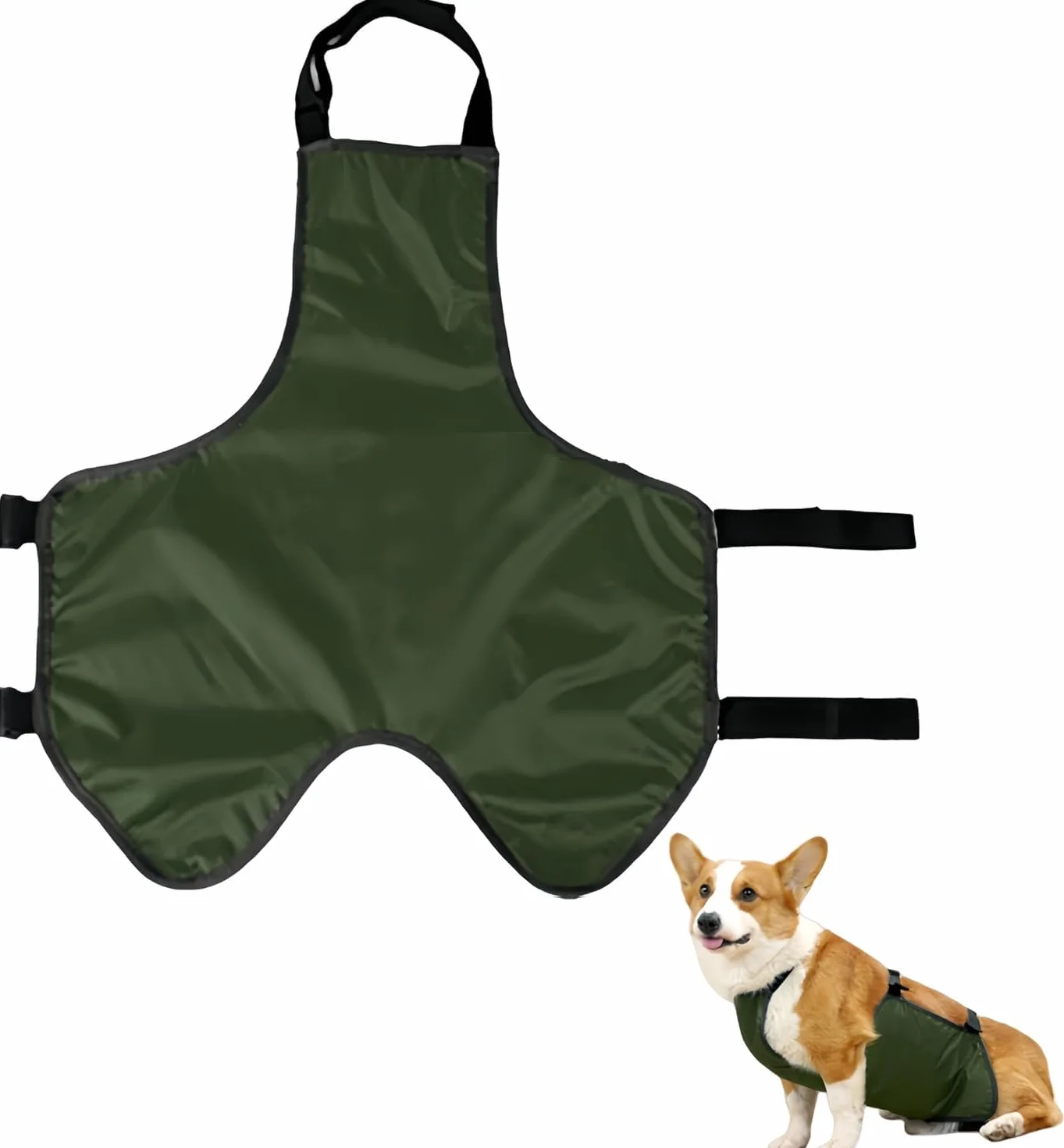 Gilet Rafraîchissant pour Chien, Protection Ventre, Bandeau Transpirable