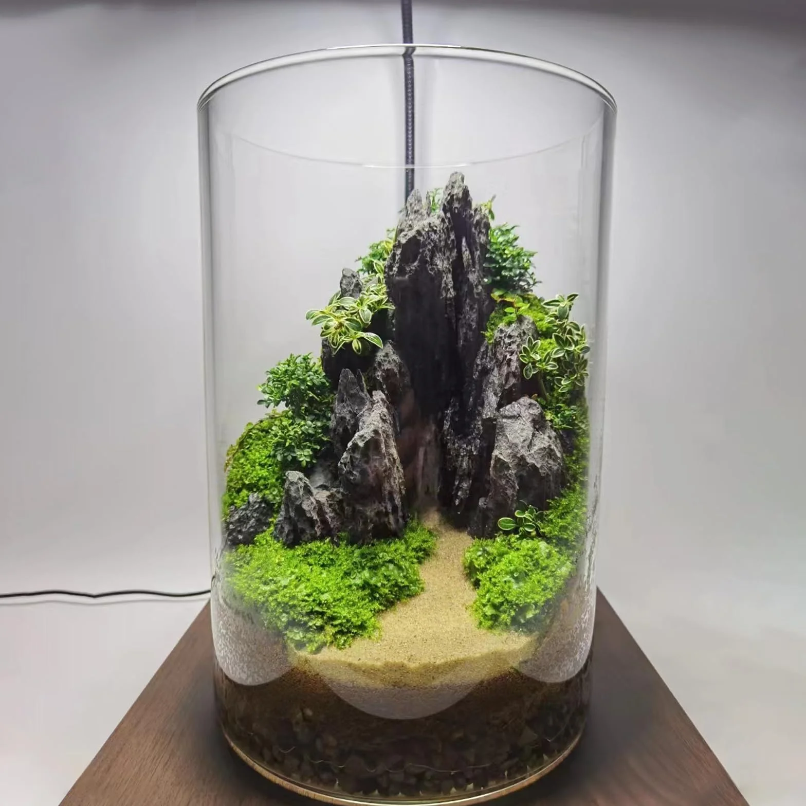 FZONE Pierres d'aquarium Seiryu pH Neutre Résine Rochers Aquascaping
