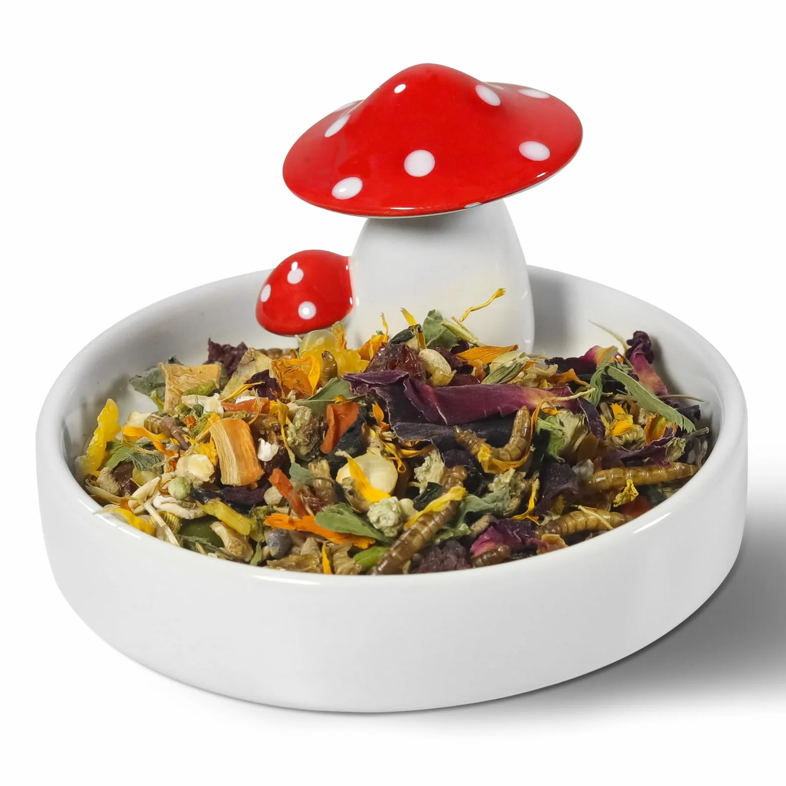 Niteangel Gamelle hamster céramique champignon pour hamsters syriens nains gerbilles souris rats petits animaux