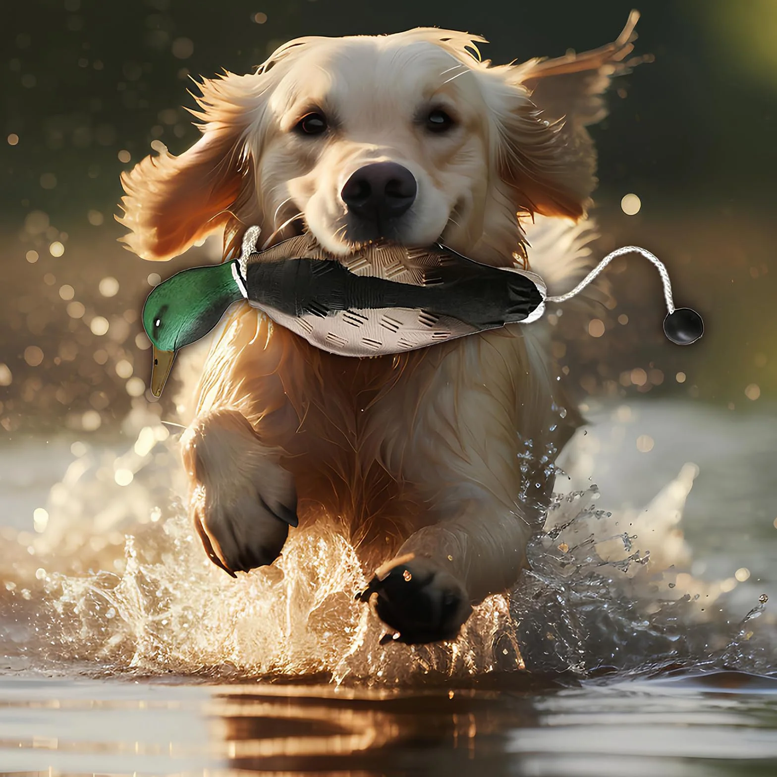 Factice Canard Dressage Chien, Jouet Entraînement Chasse Chien Retriever